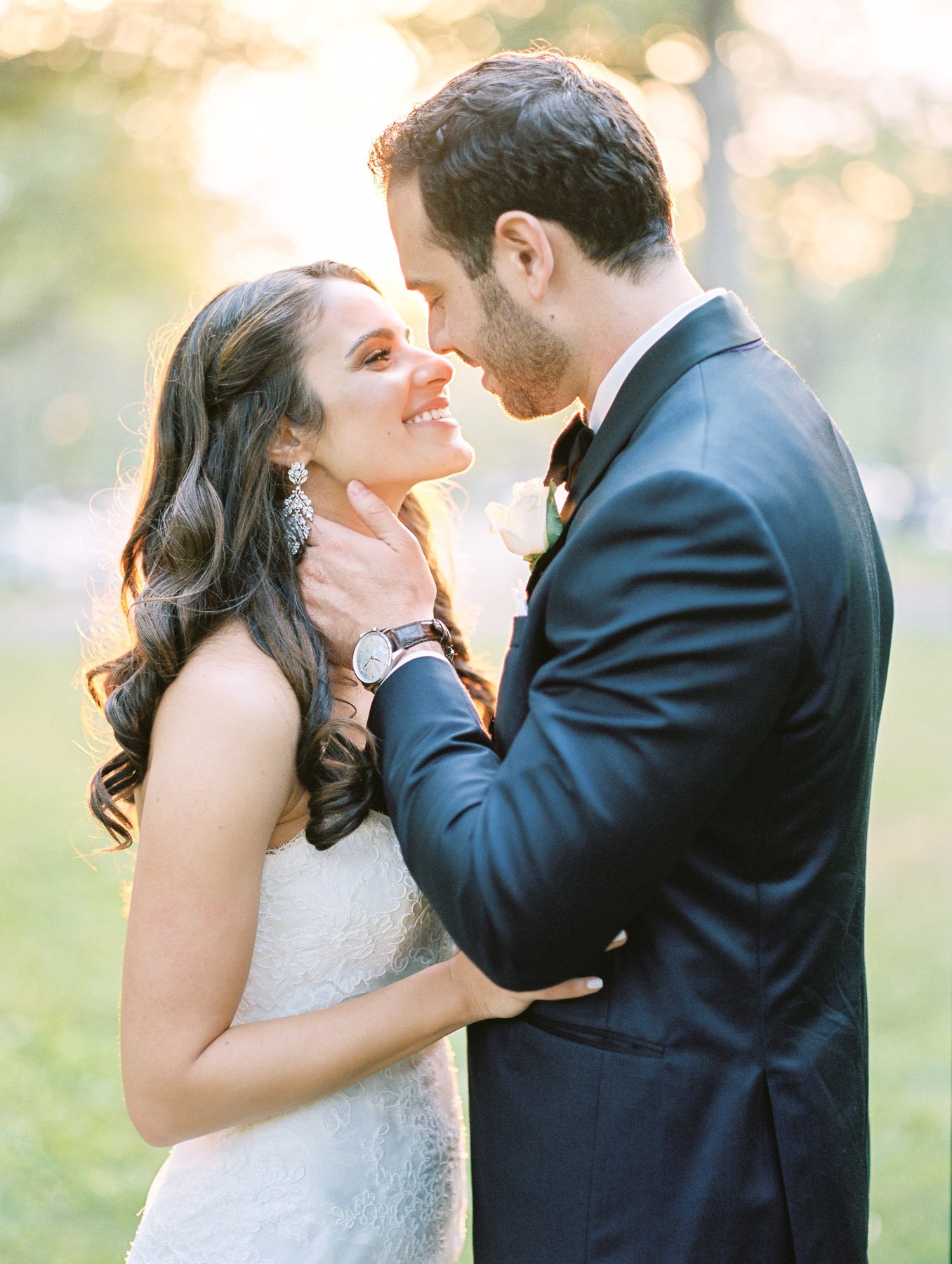 Sunset Wedding Photo at The Carltun
