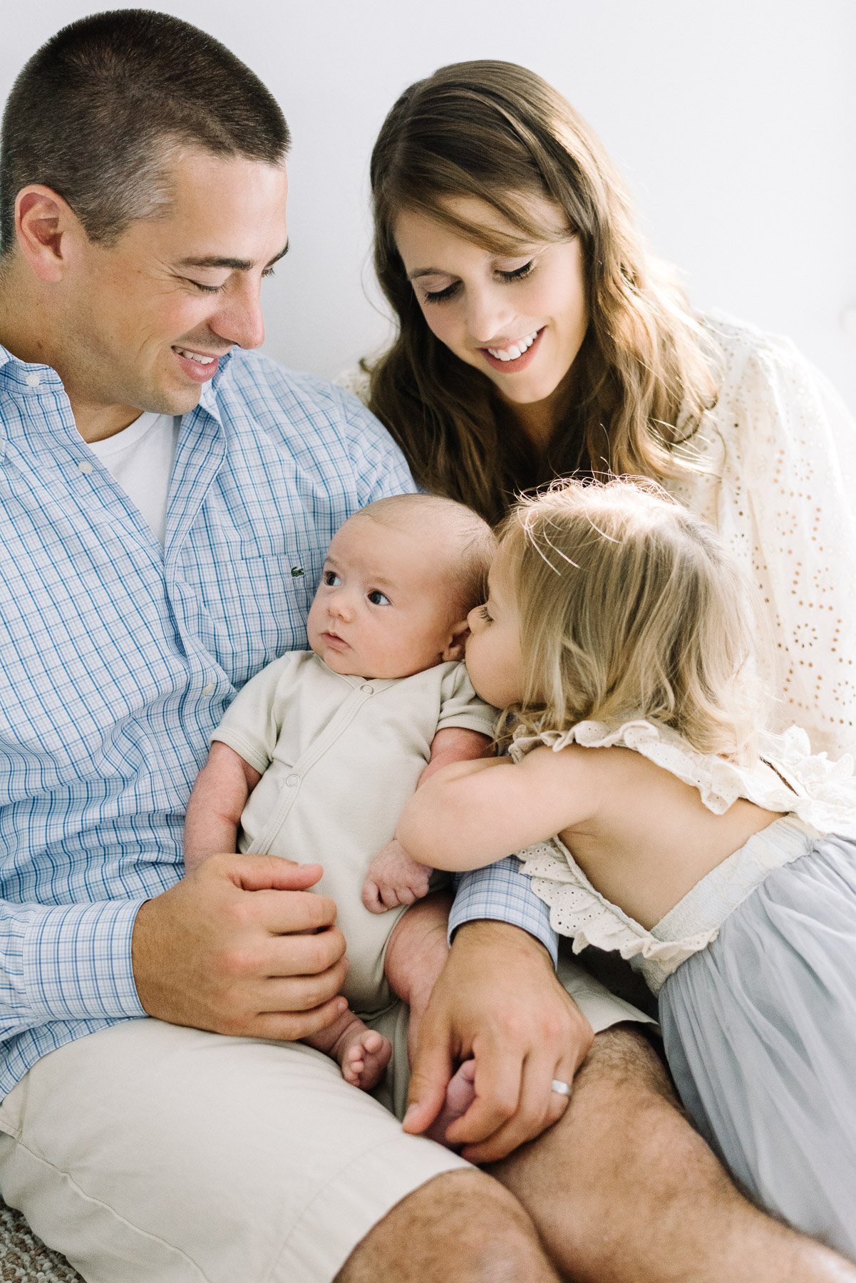 NJ and NY In-home newborn and family photography 