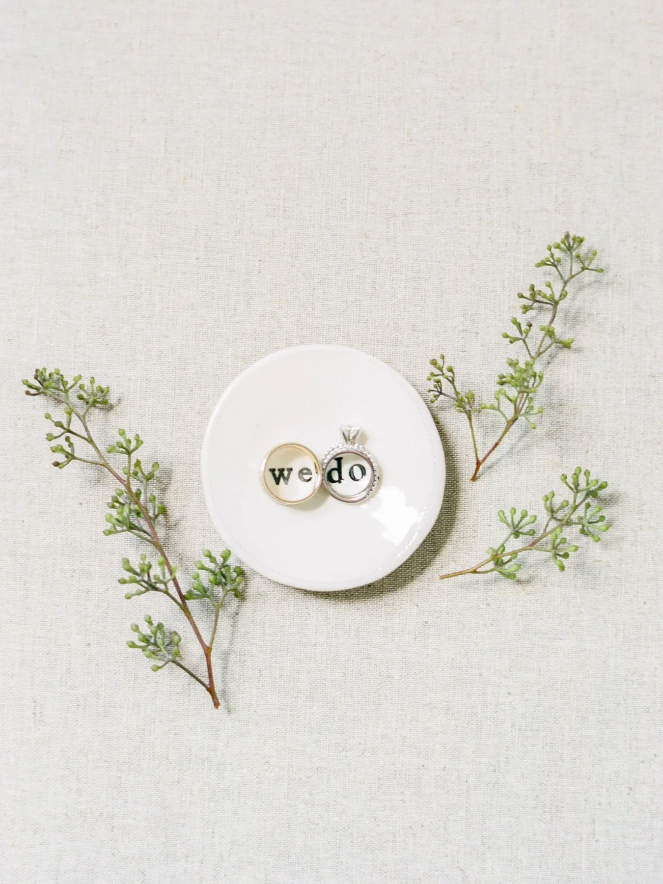 Wedding ring styling idea