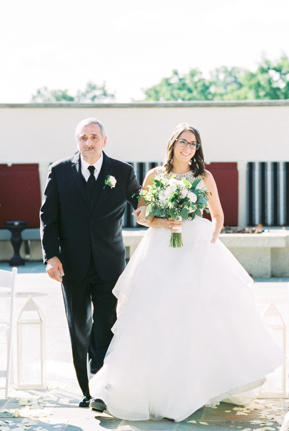 Outdoor ceremony at The Ryland Inn