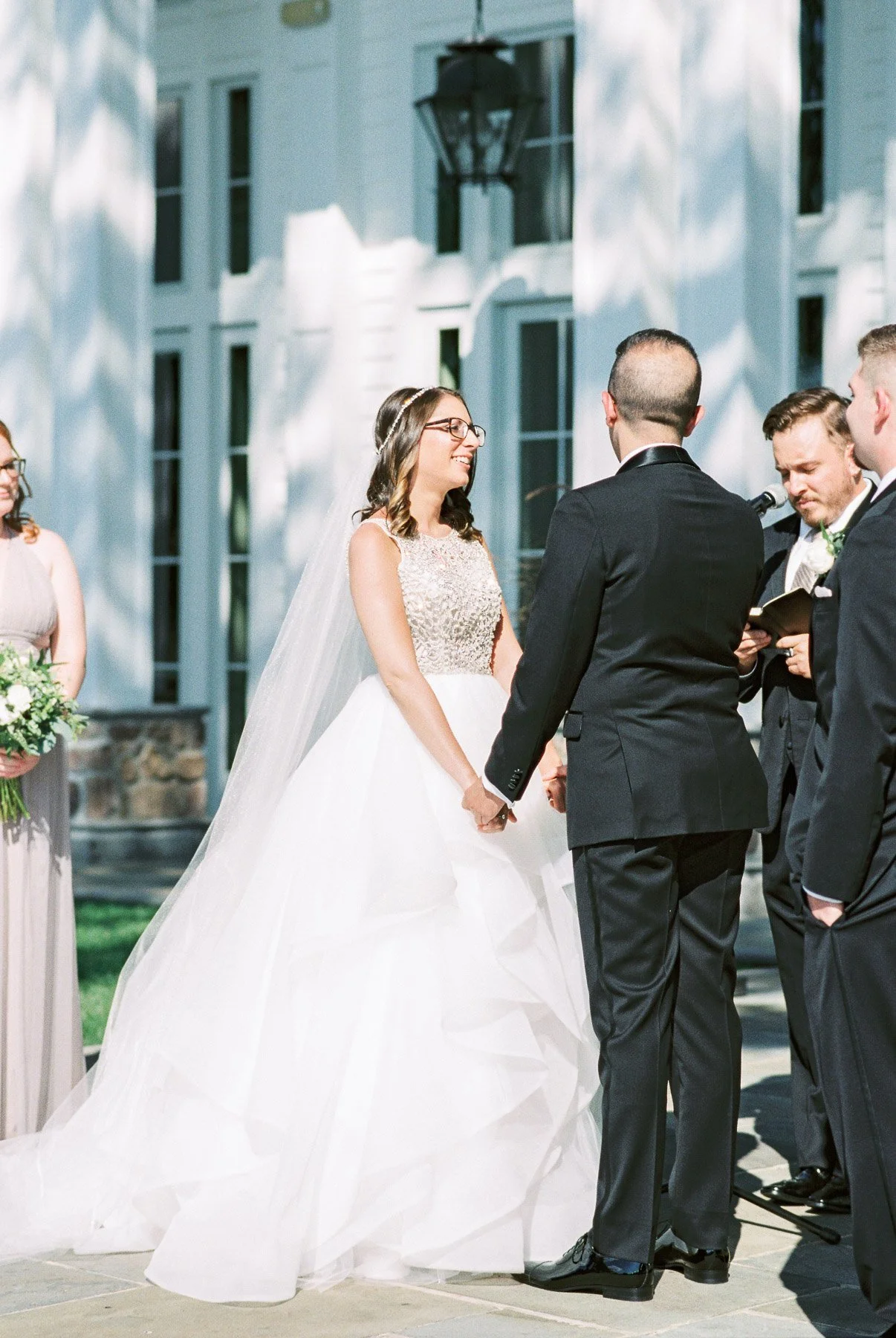 Outdoor ceremony at The Ryland Inn