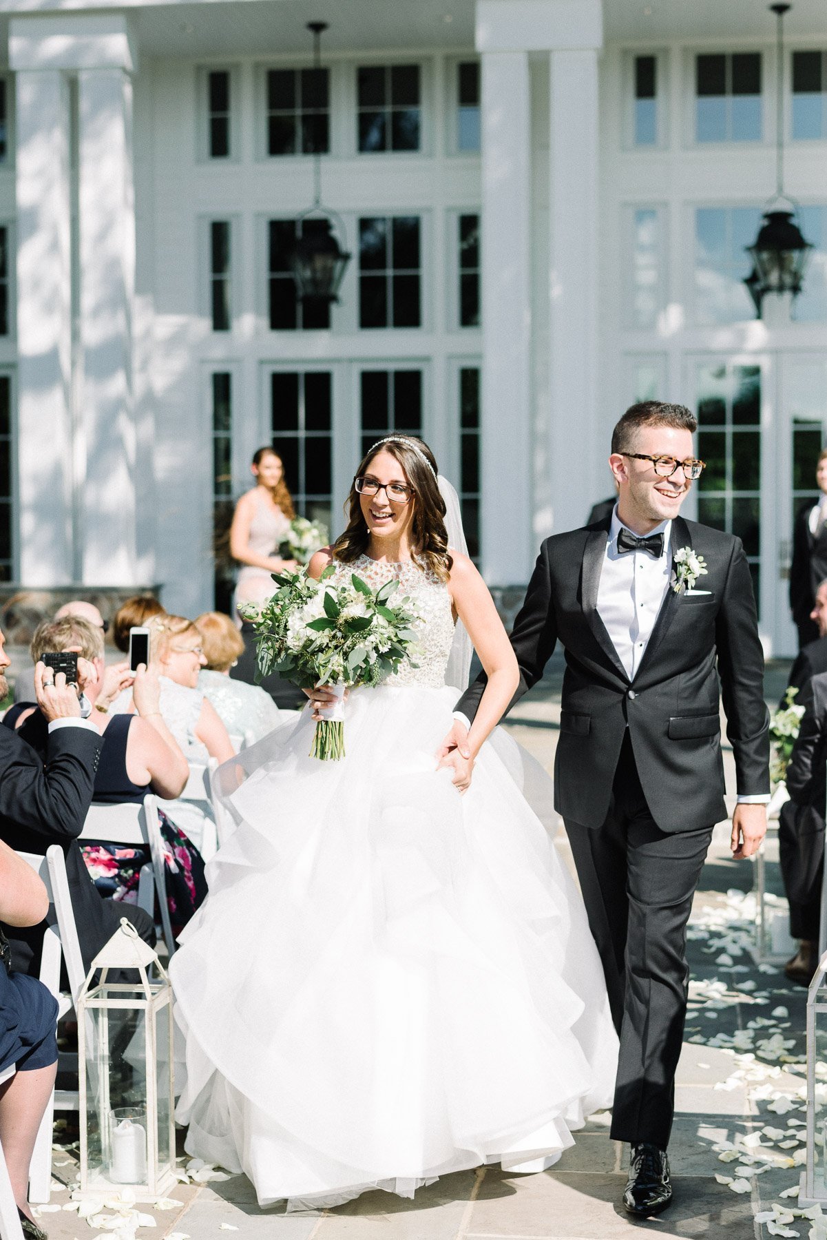 Outdoor wedding at The Ryland Inn