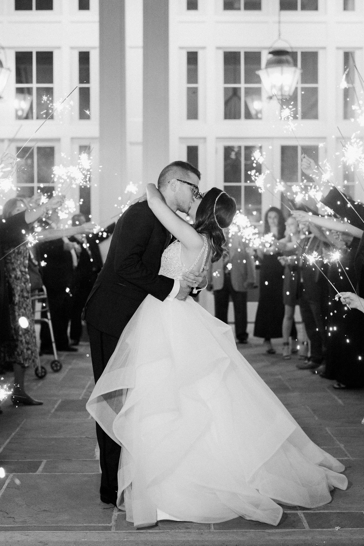 The Ryland Inn sparkler exit