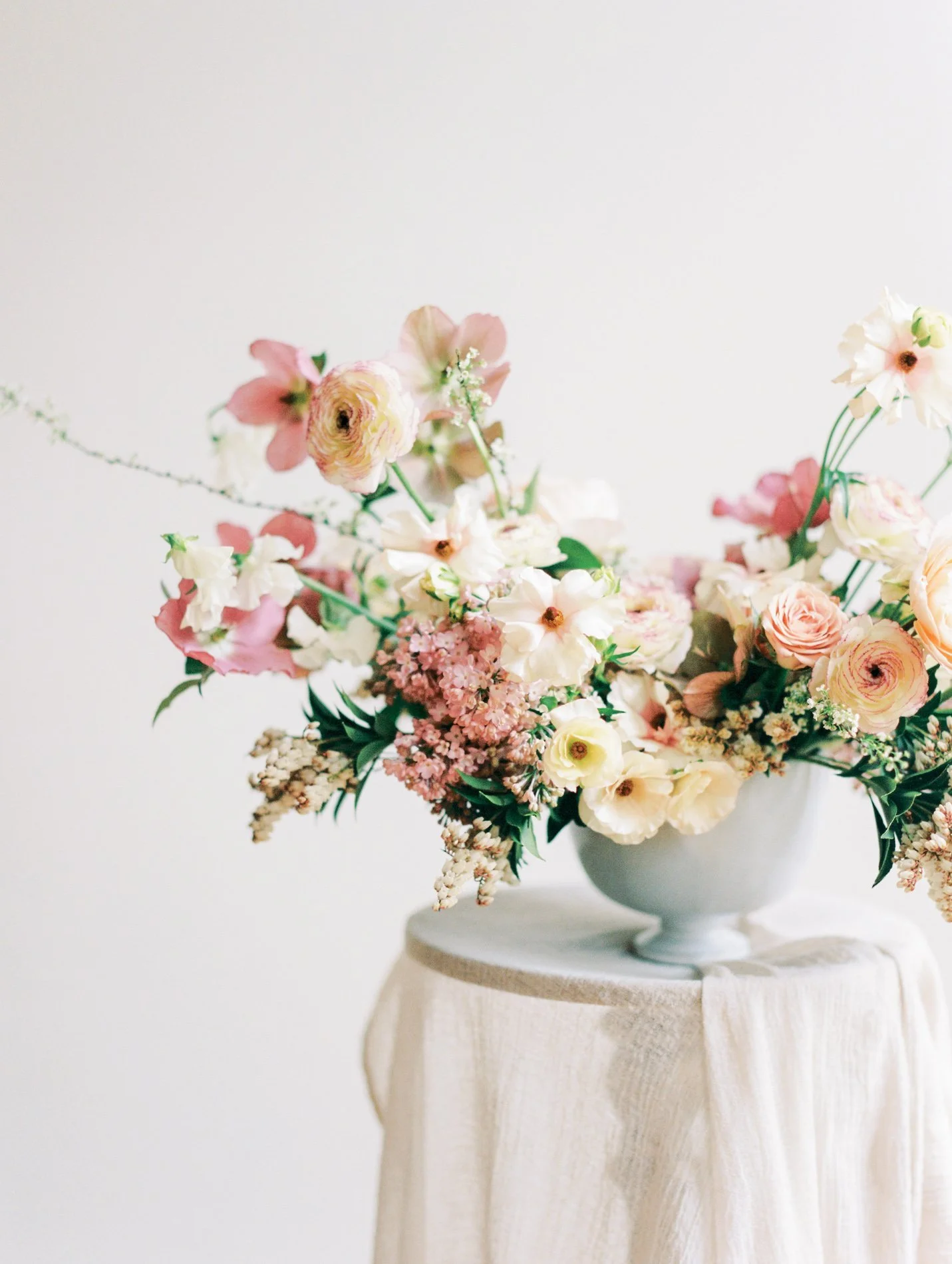 Ava Flora Soft Palette Spring Wedding Bouquet