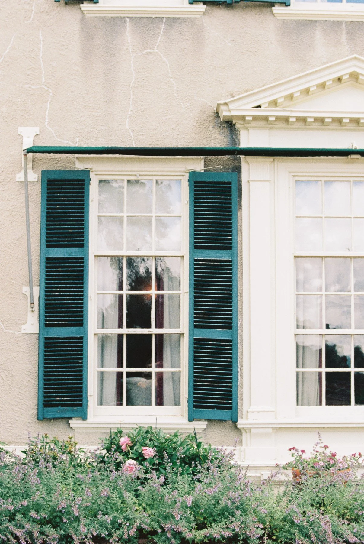 Manchester Vermont Wedding Historic Window at Hildene Estate