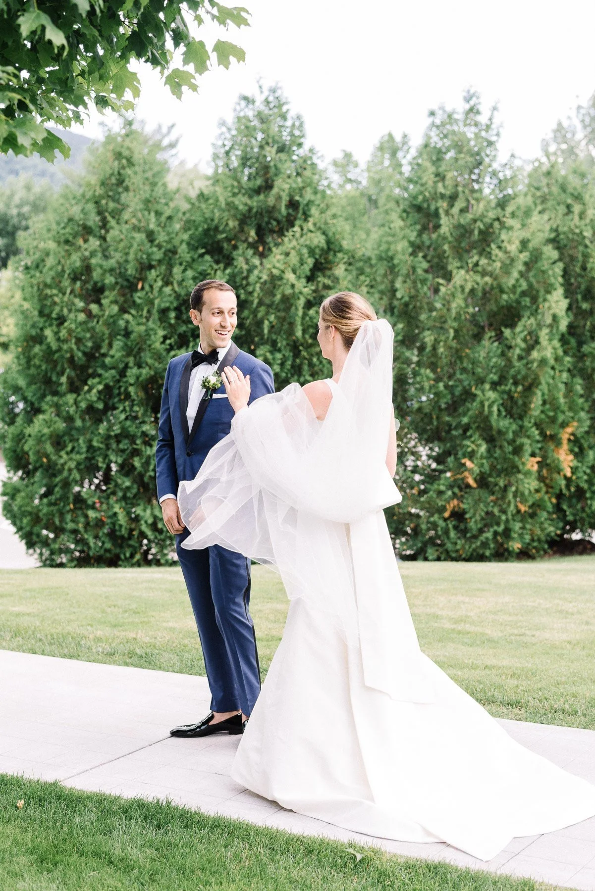 Manchester Vermont Wedding First Look