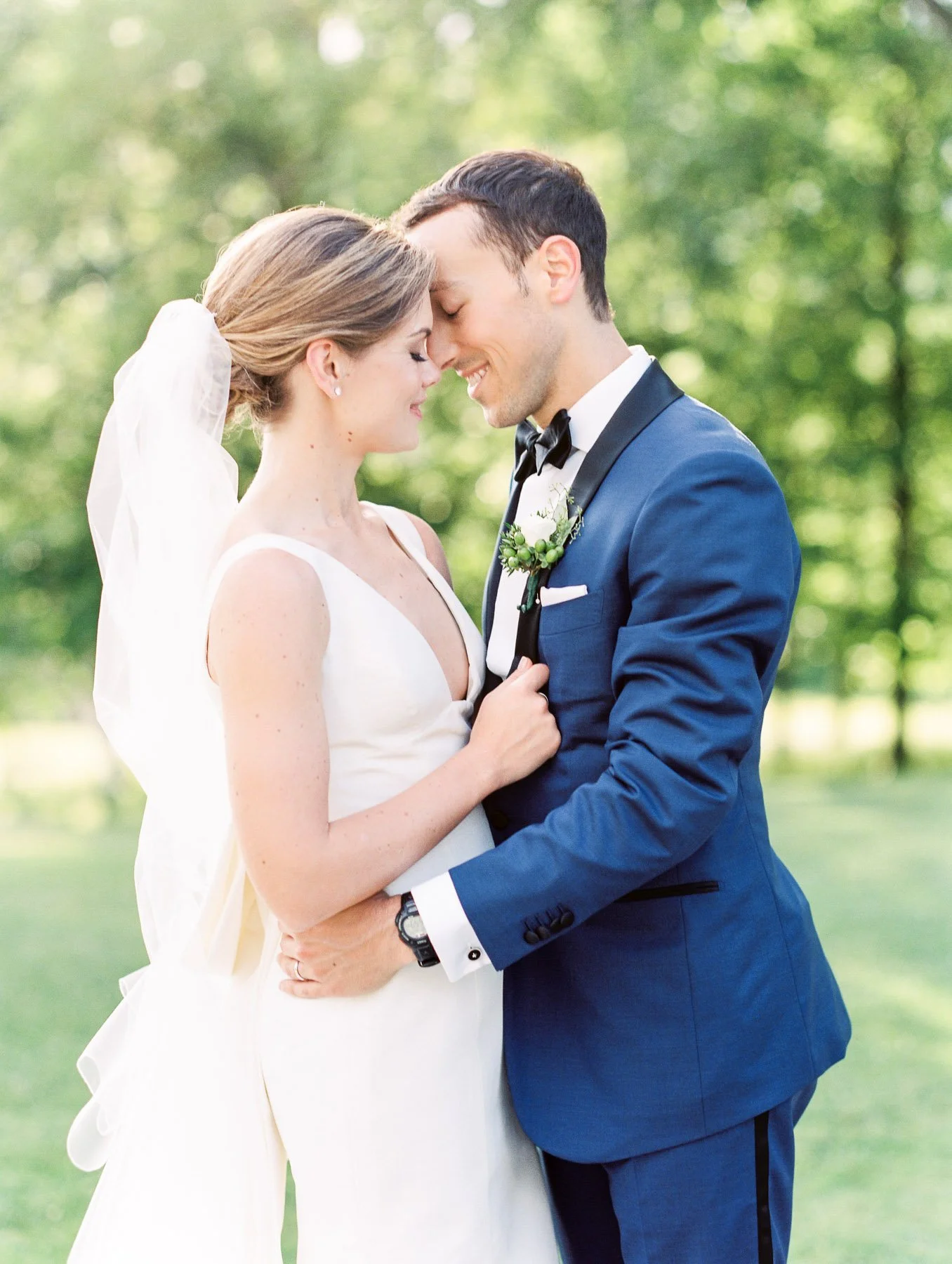 Manchester Vermont Wedding Bride and Groom Portraits
