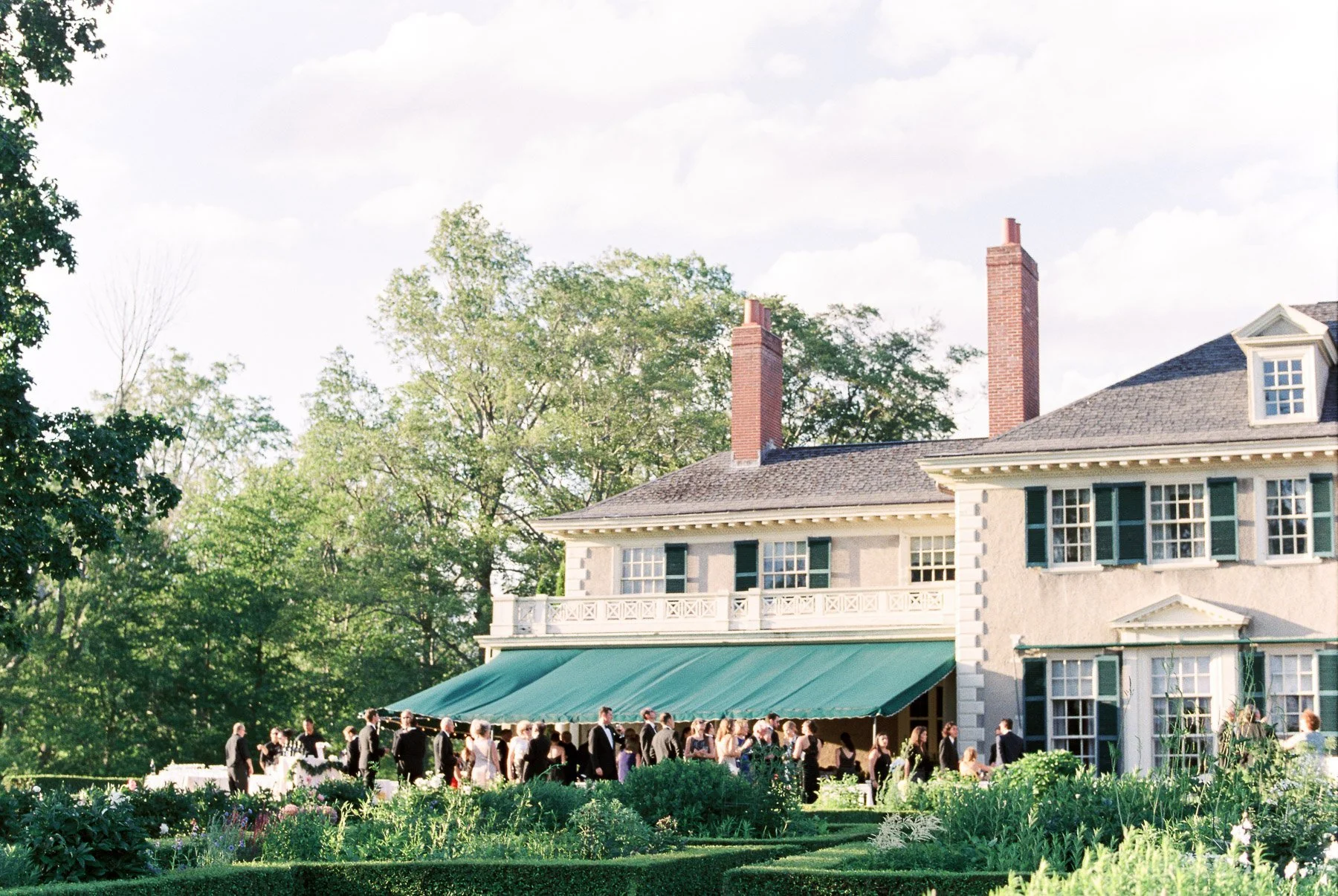 Manchester Vermont Wedding Hildene Estate Cocktail Hour