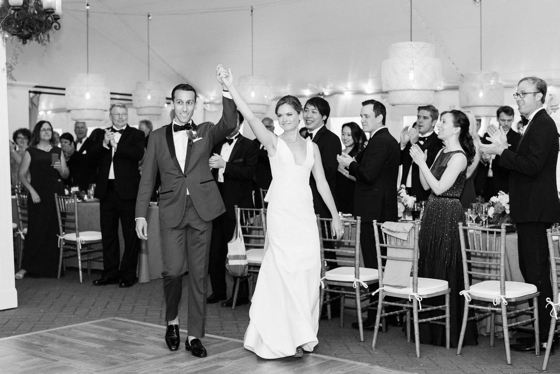 Manchester Vermont Wedding Bride and Groom Entrance