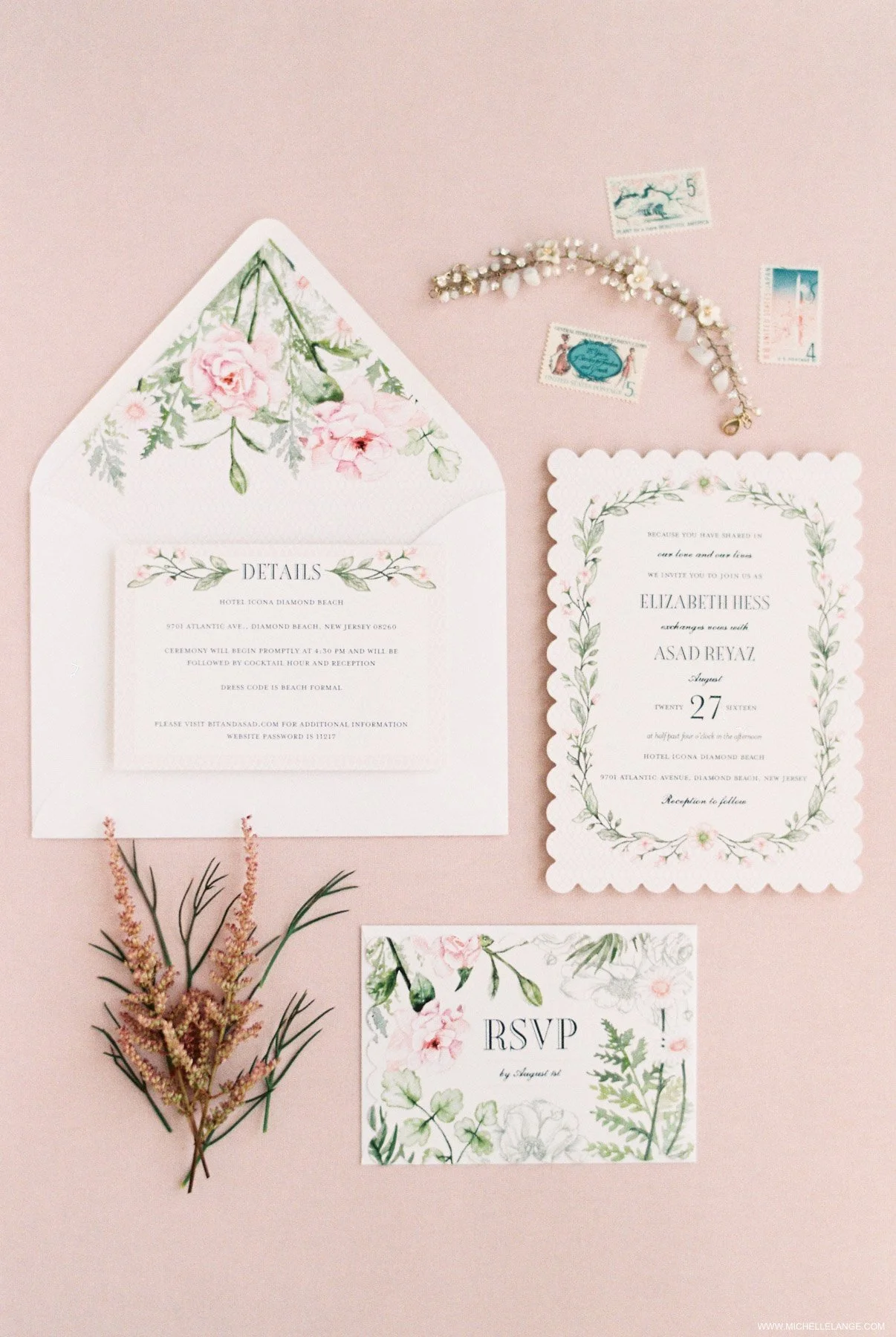 NJ Wedding Photographer Cape May Hotel Icona