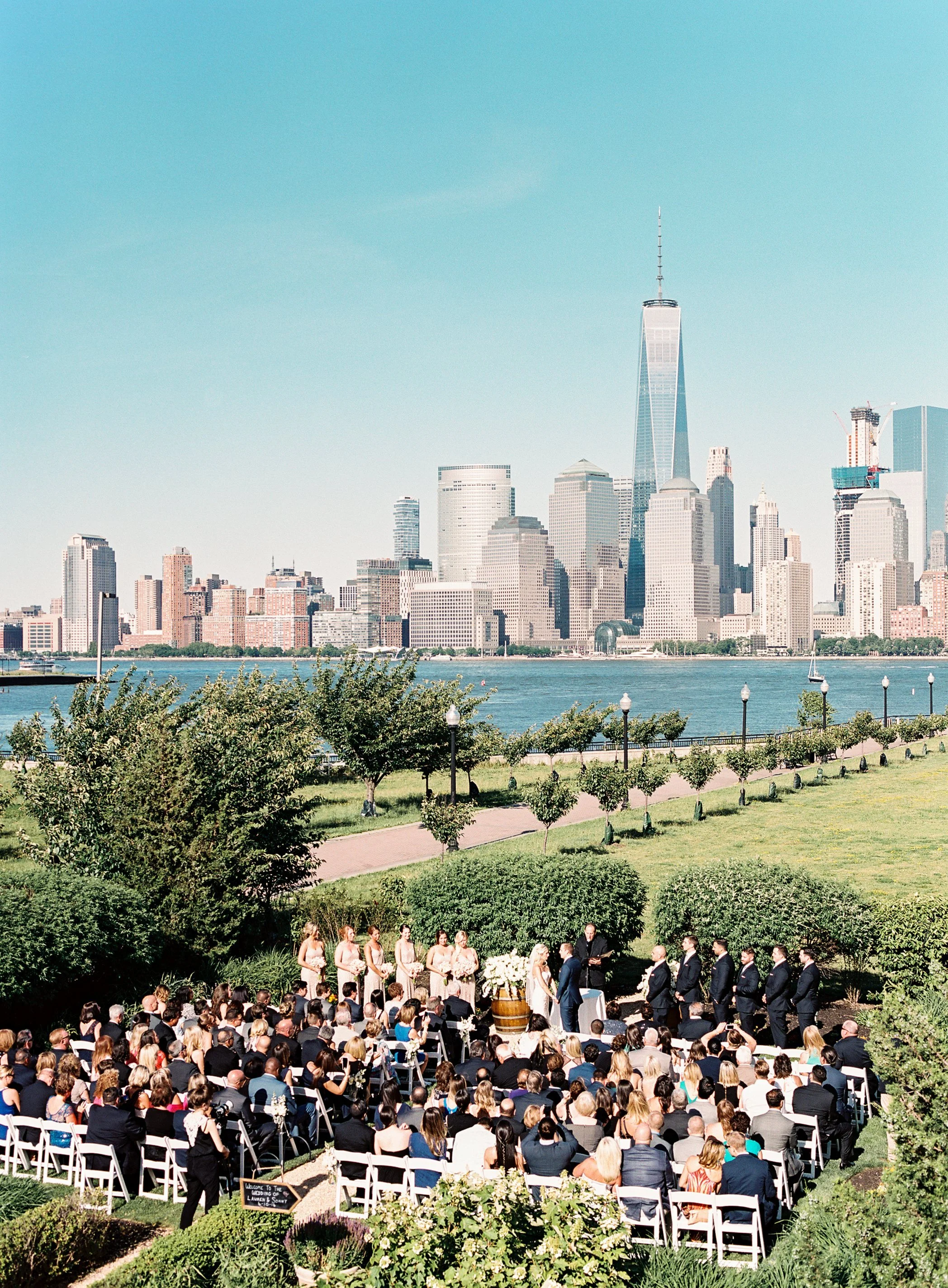 NYC Wedding Photographer at Liberty House Restaurant in Jersey City, NJ