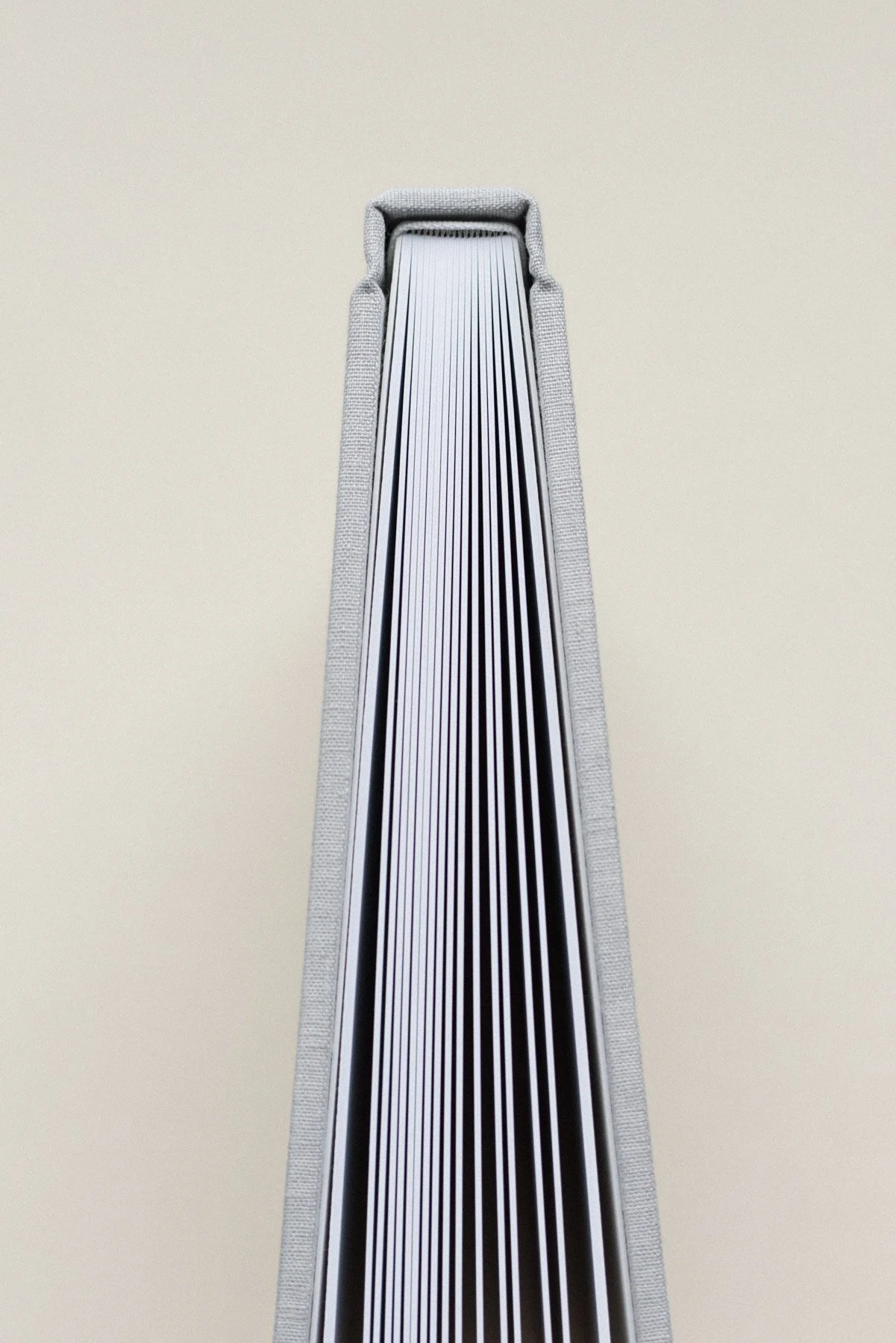 NJ Wedding Photographer Fine Art Luxe Linen Wedding Album with Gold Foil