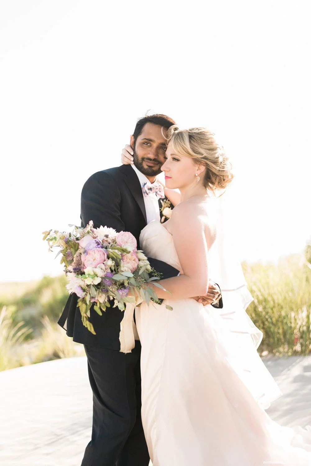 NJ Wedding Photographer at Hotel Icona in Cape May with A Garden Party Florist