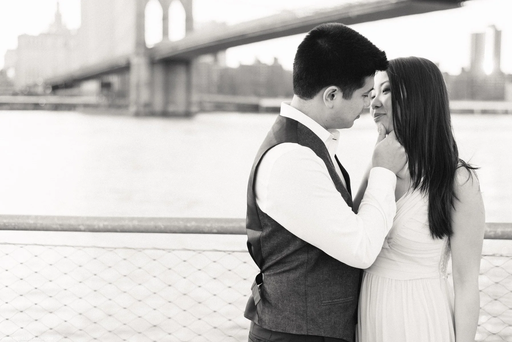 Brooklyn Bridge New York City Engagement Photographer
