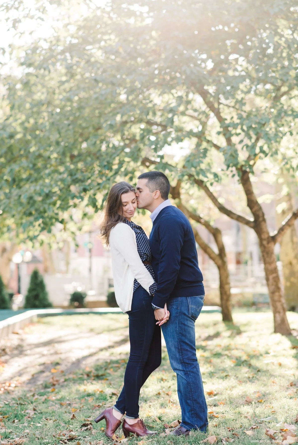 Hoboken Waterfront New Jersey Engagement