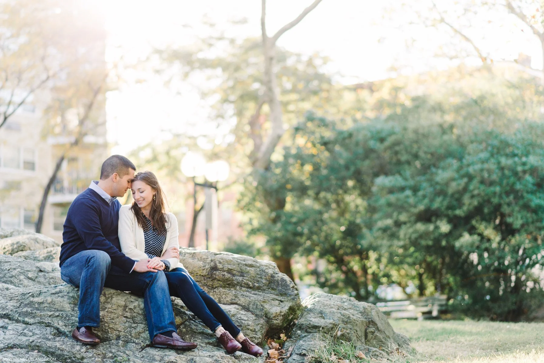Hoboken Waterfront New Jersey Engagement