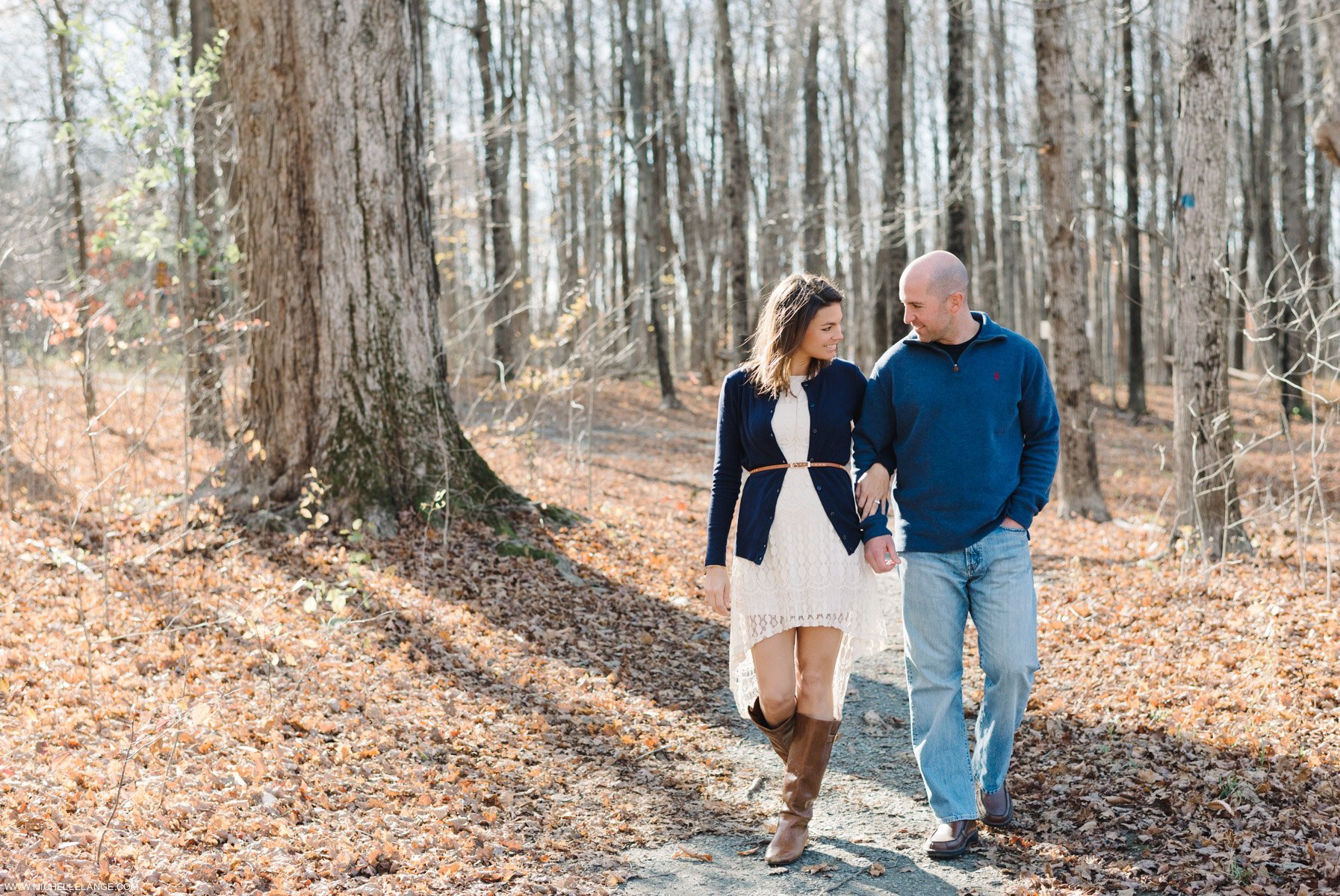 Rustic Fall Engagement in New York