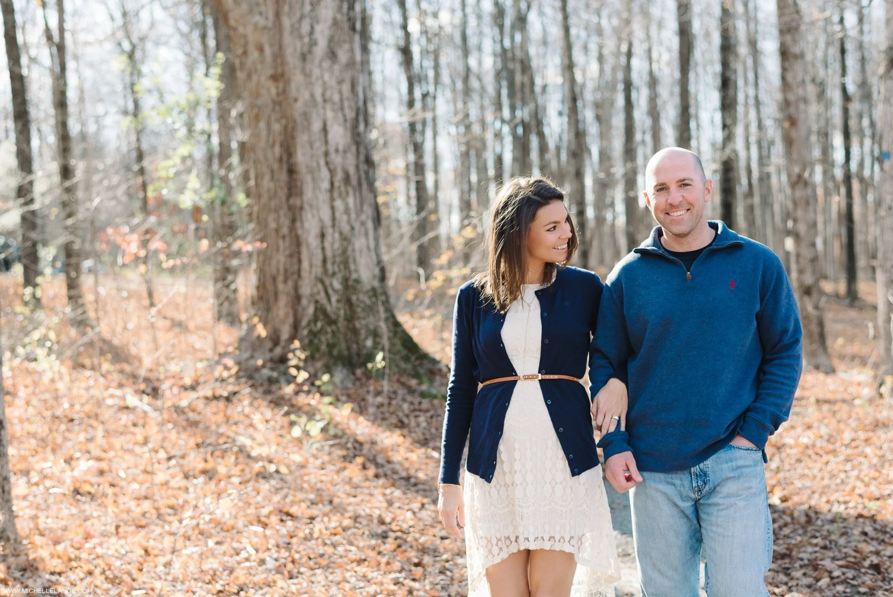 Rustic Fall Engagement in New York