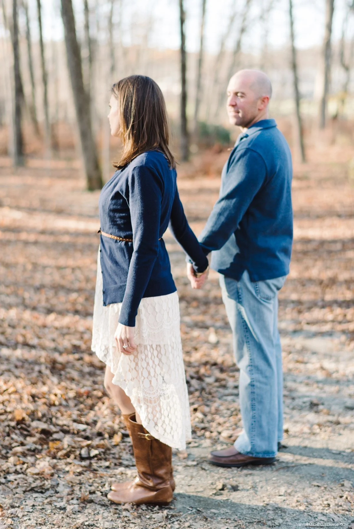 Rustic Fall Engagement in New York