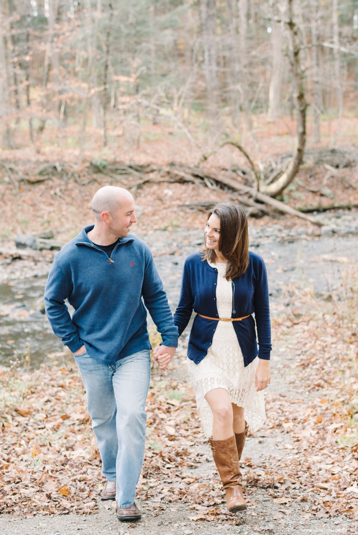 Rustic Fall Engagement in New York