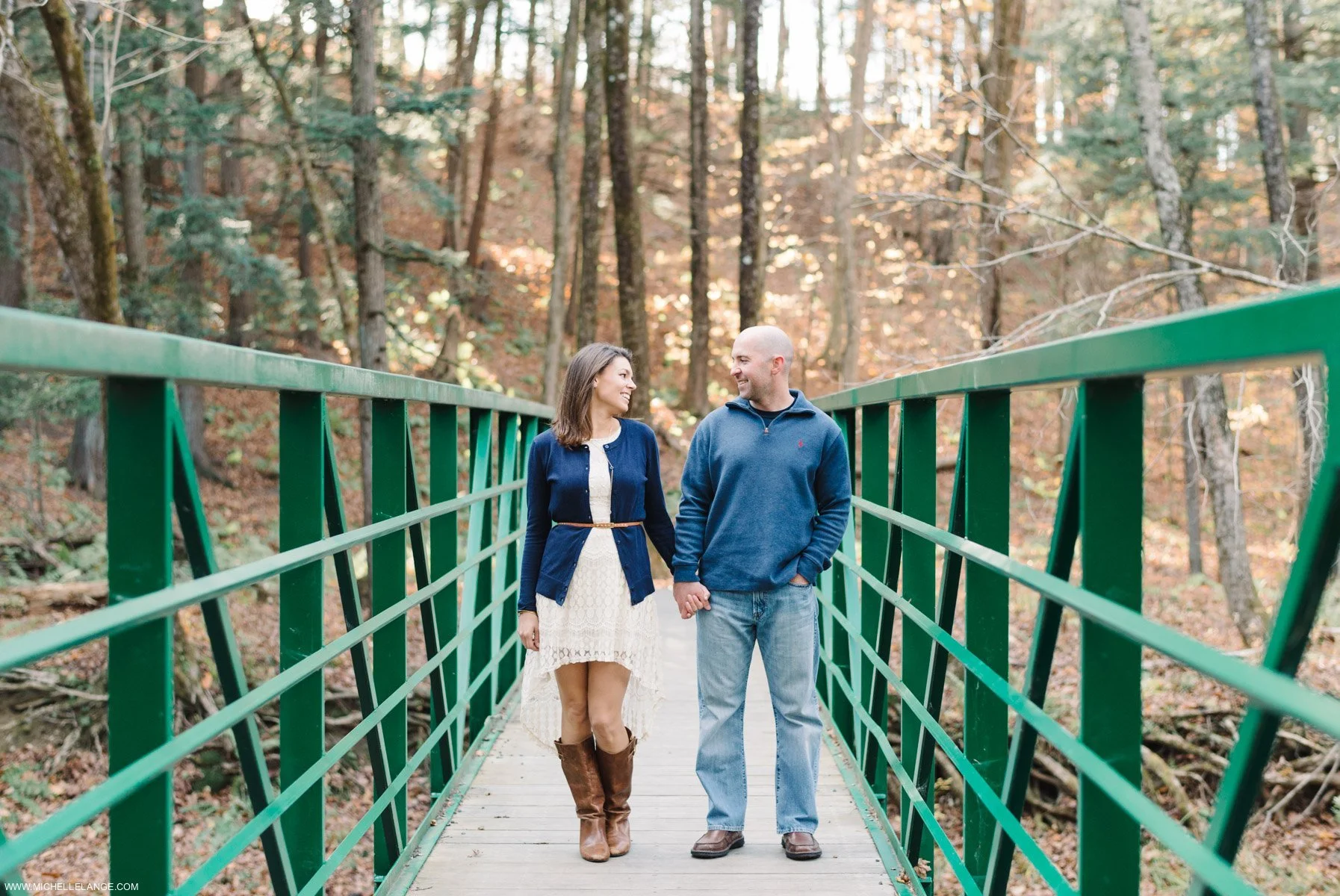 Rustic Fall Engagement in New York
