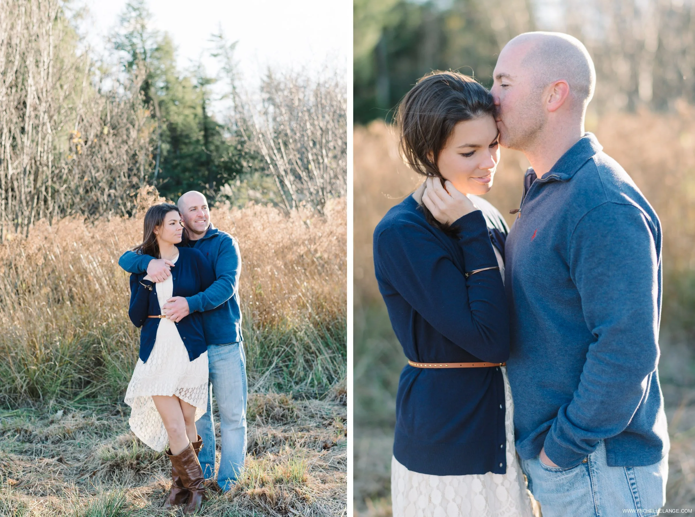 Rustic Fall Engagement in New York