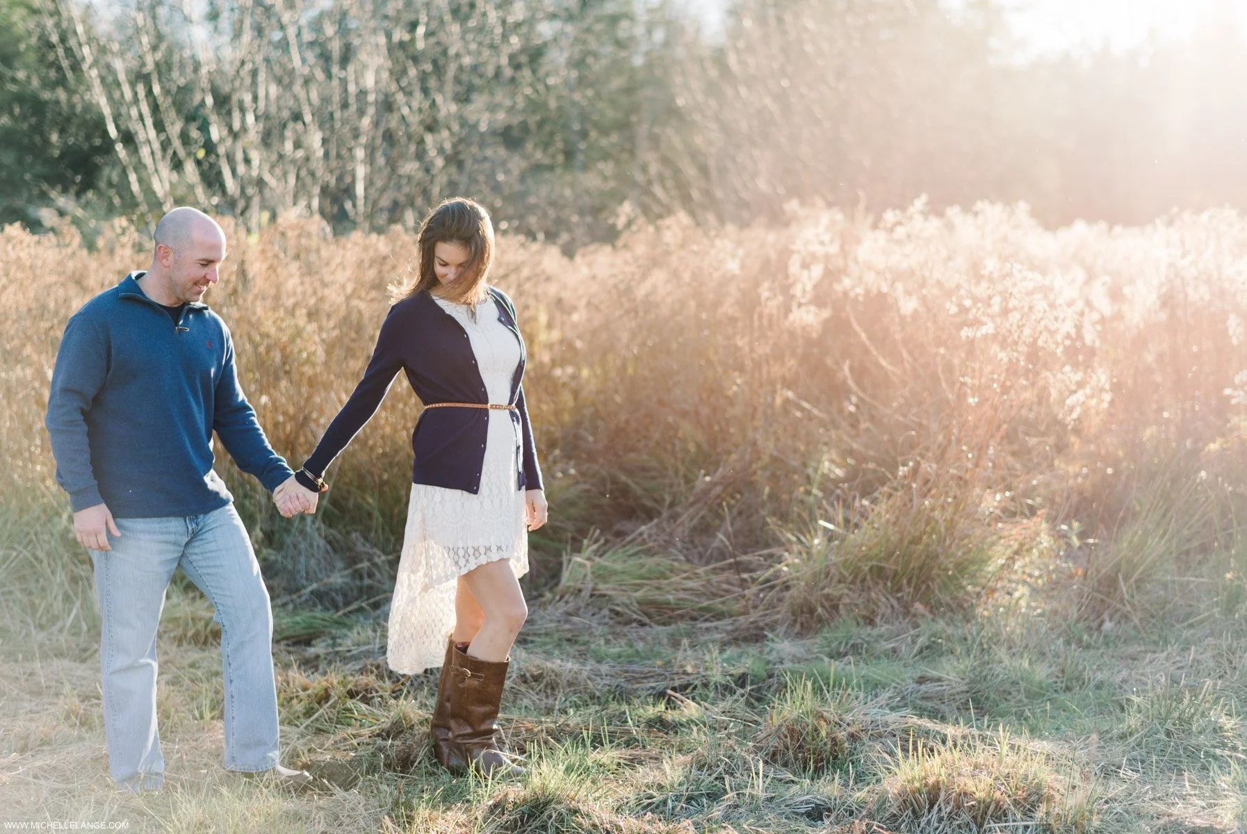 Rustic Fall Engagement in New York