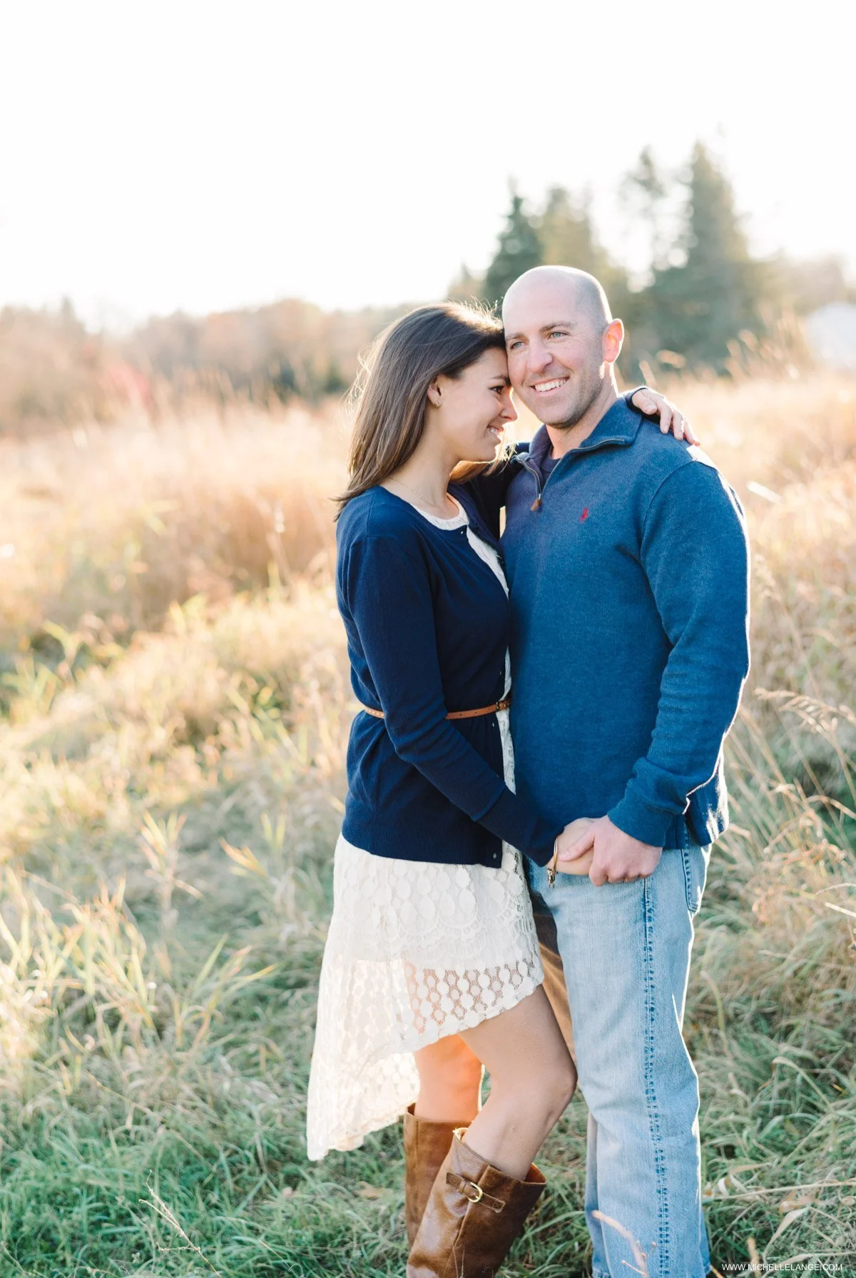 Rustic Fall Engagement in New York