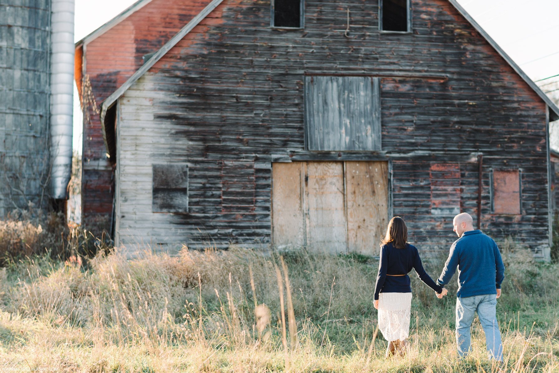 Rustic Fall Engagement in New York