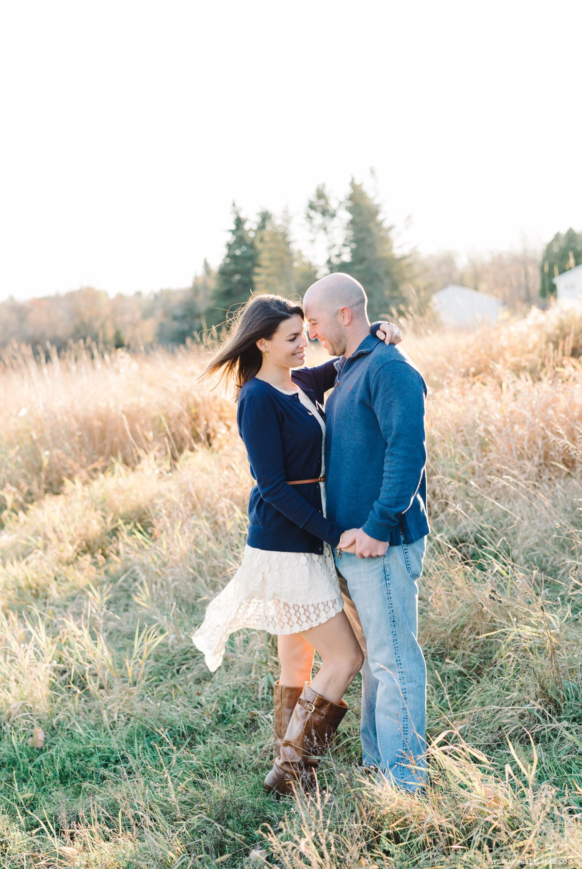 Brittany and Rob | Rustic Fall Engagement | New York Engagement Photographer