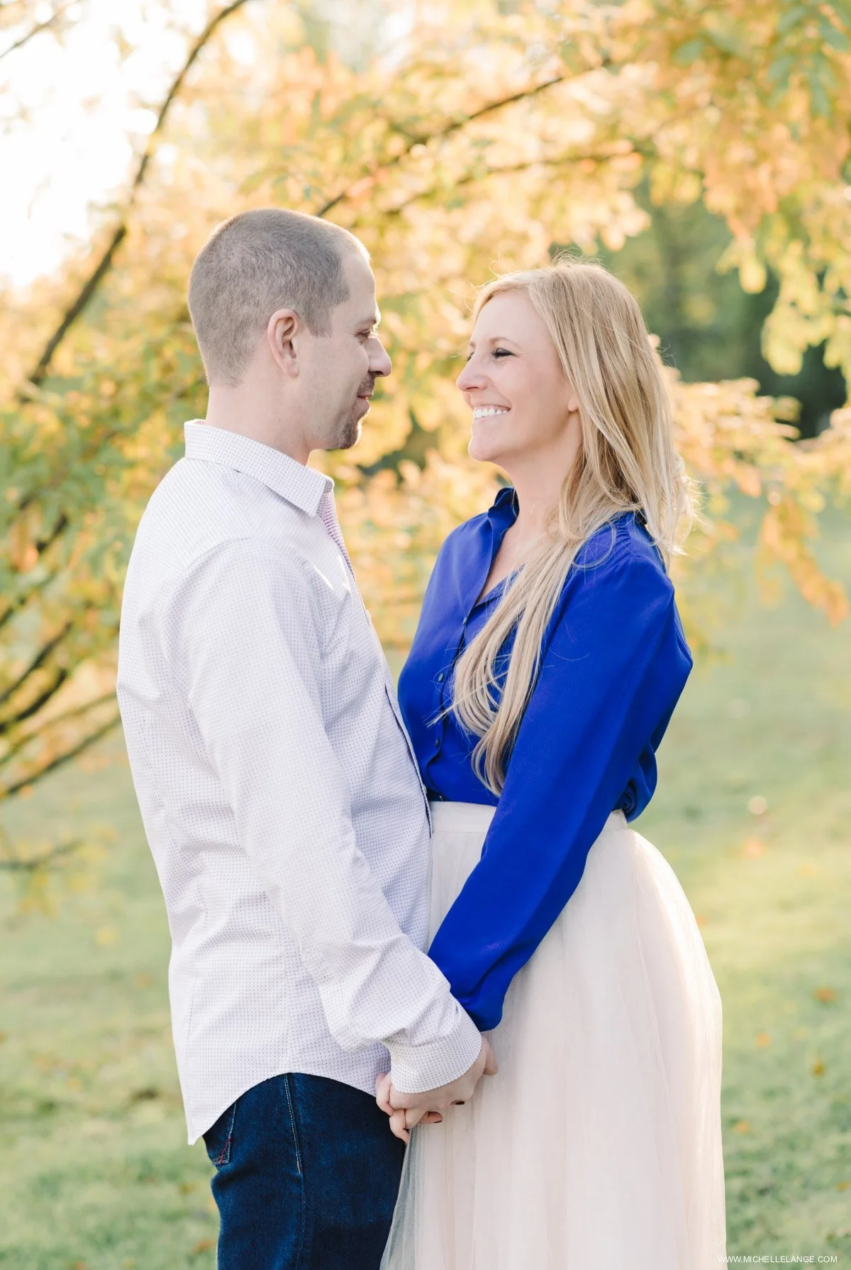 Fall Verona Park Engagement 
