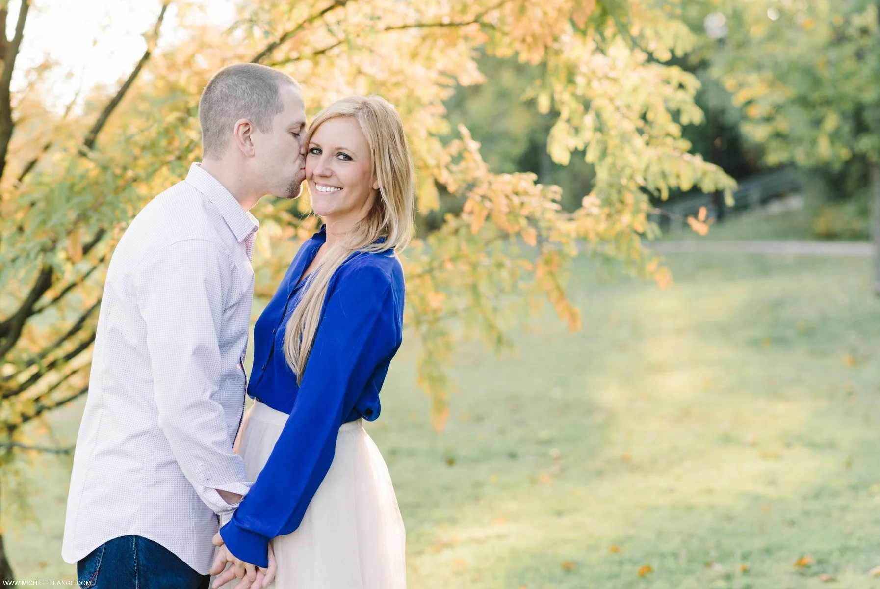 Fall Verona Park Engagement 