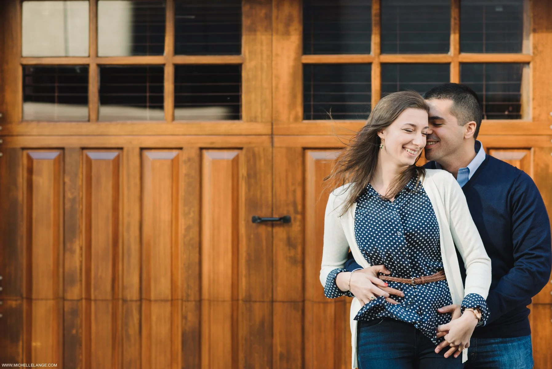 Hoboken Waterfront Fall Engagement