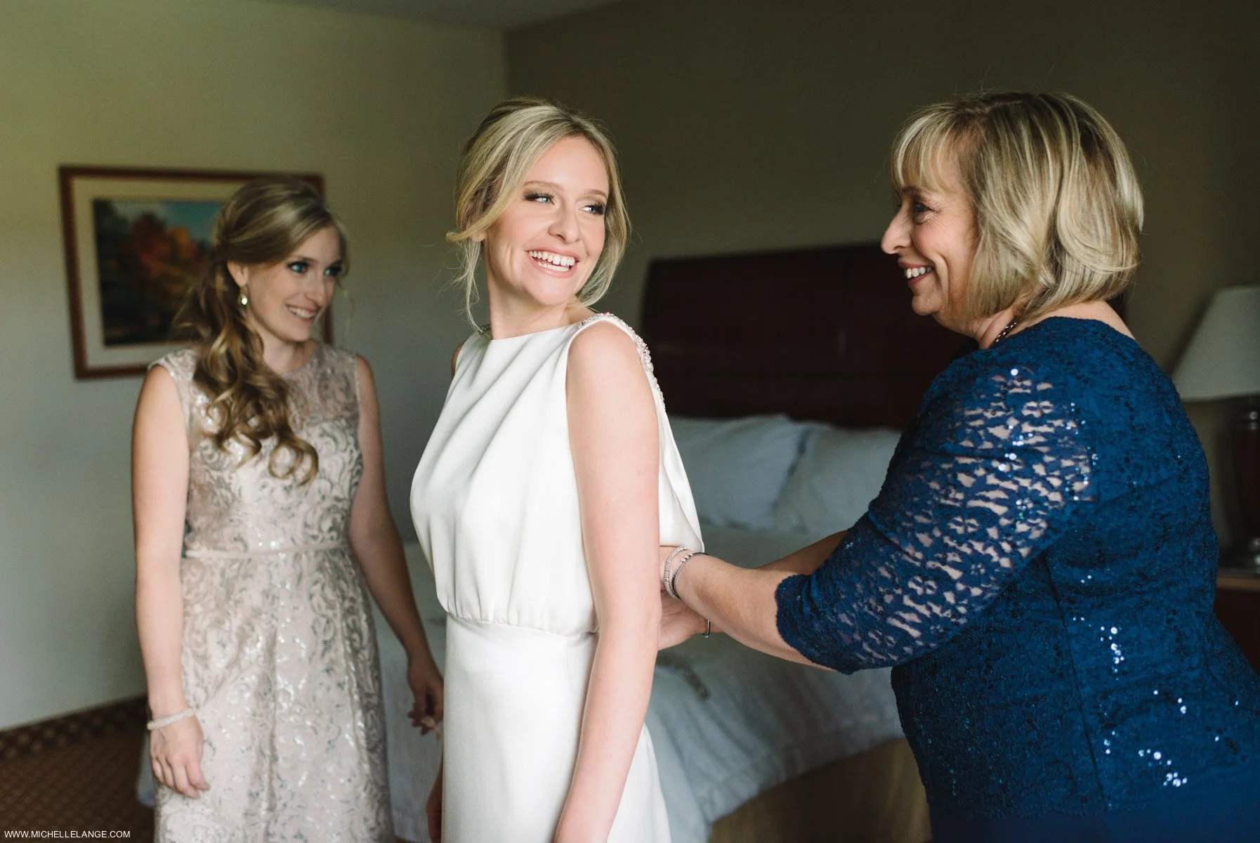 Sister and Mother of the Bride Brotherhood Winery Wedding