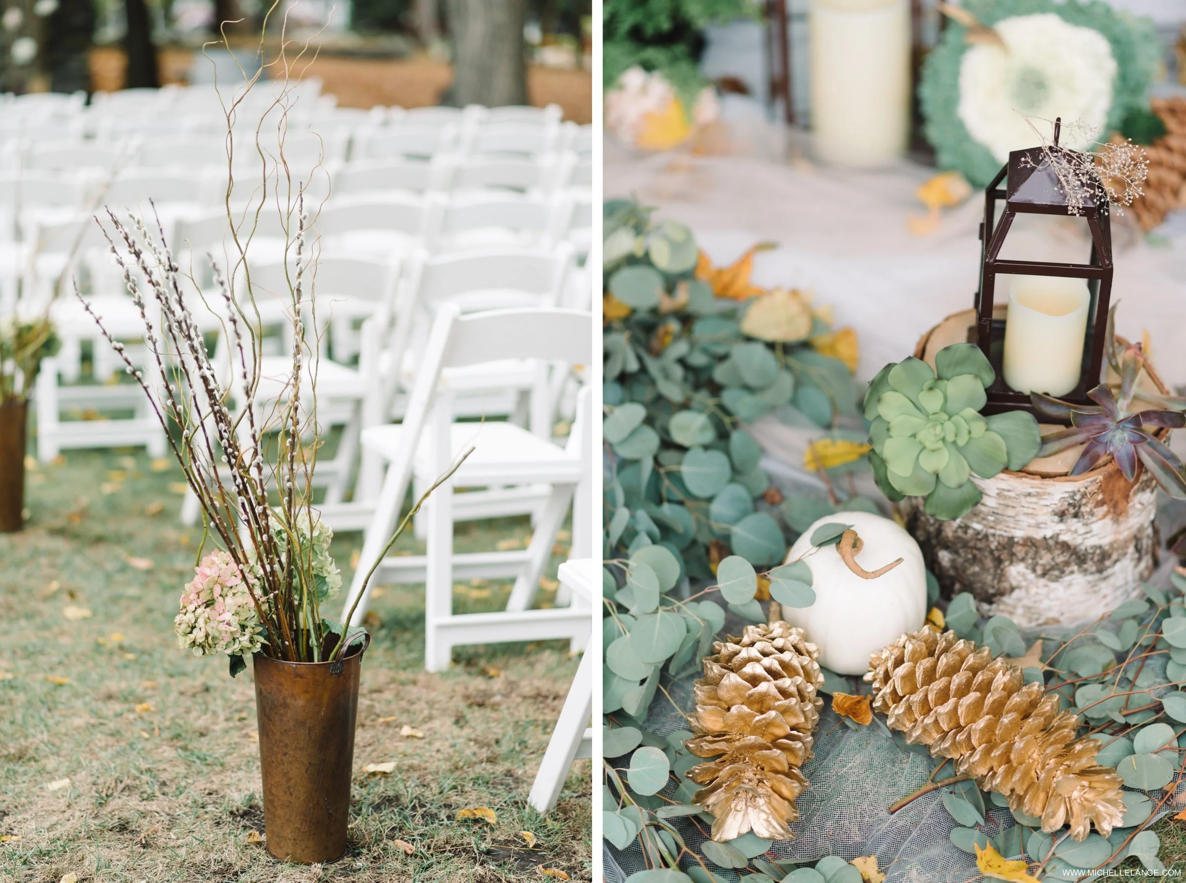 Rustic Fall Ceremony Brotherhood Winery Wedding