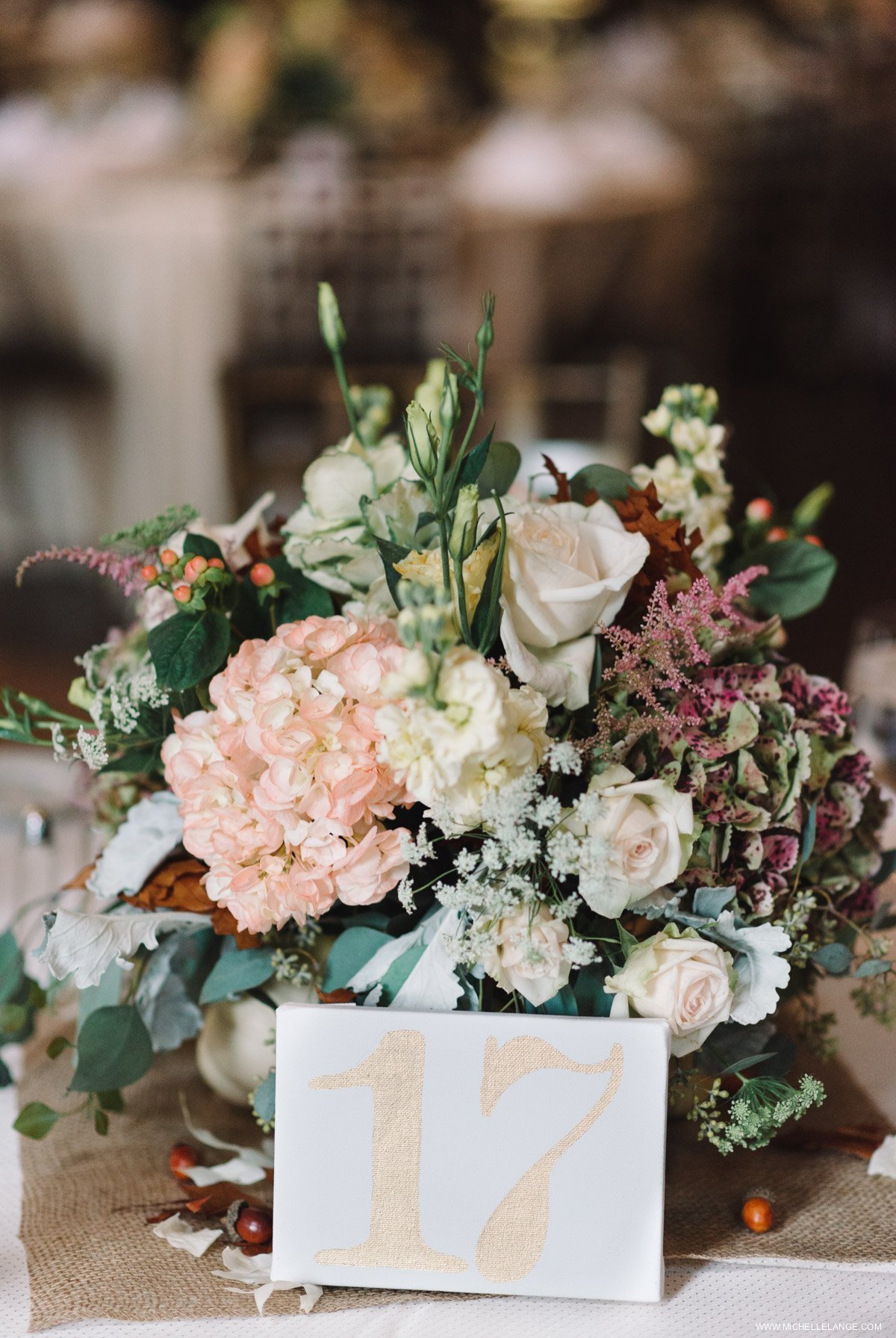 Rustic Centerpieces Brotherhood Winery Wedding