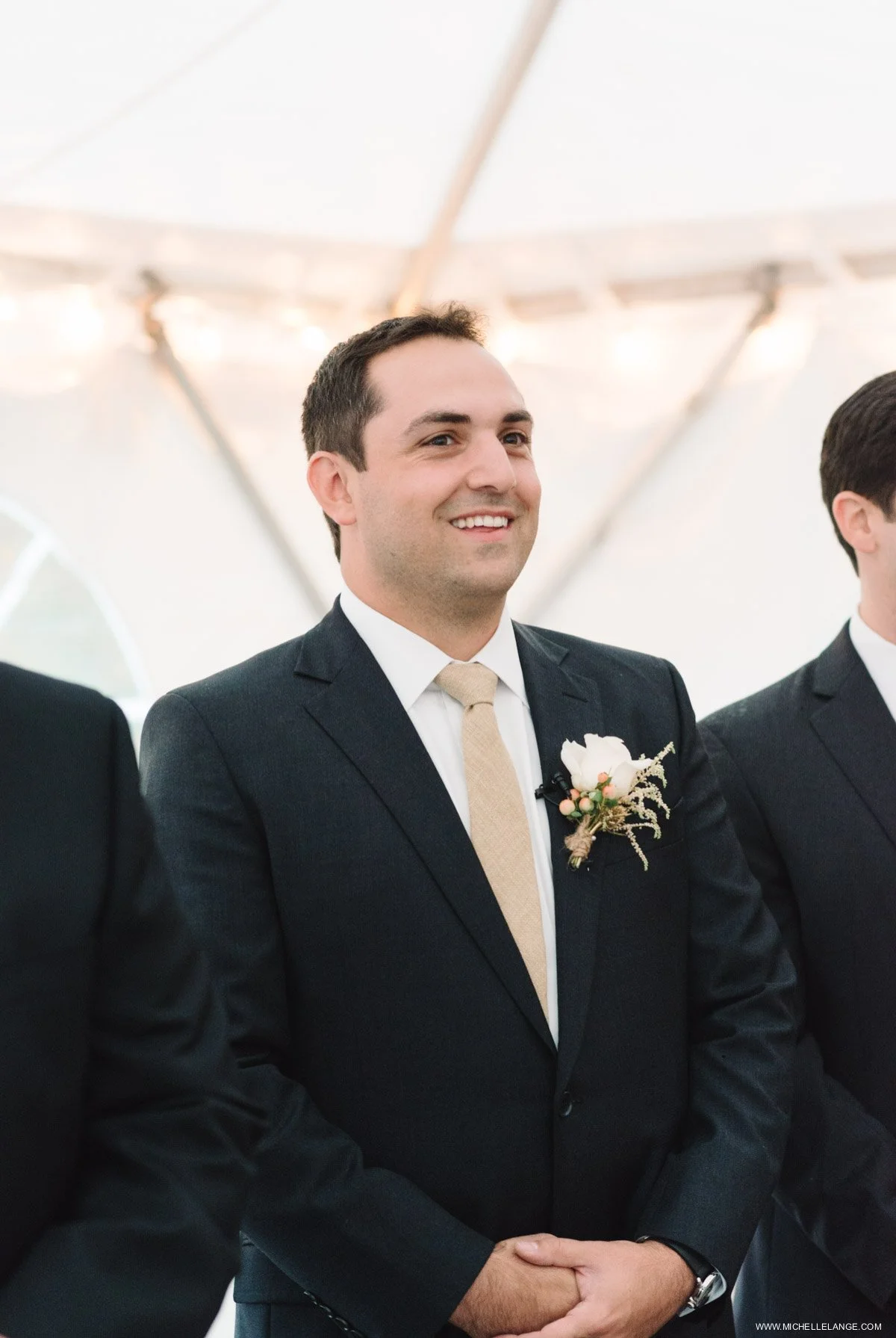 Groom Ceremony Brotherhood Winery Wedding