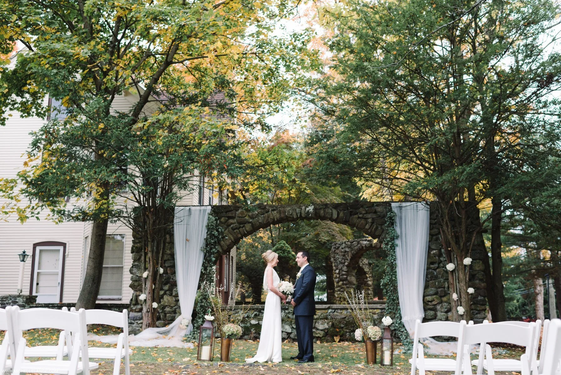 Outdoor Ceremony Brotherhood Winery Wedding
