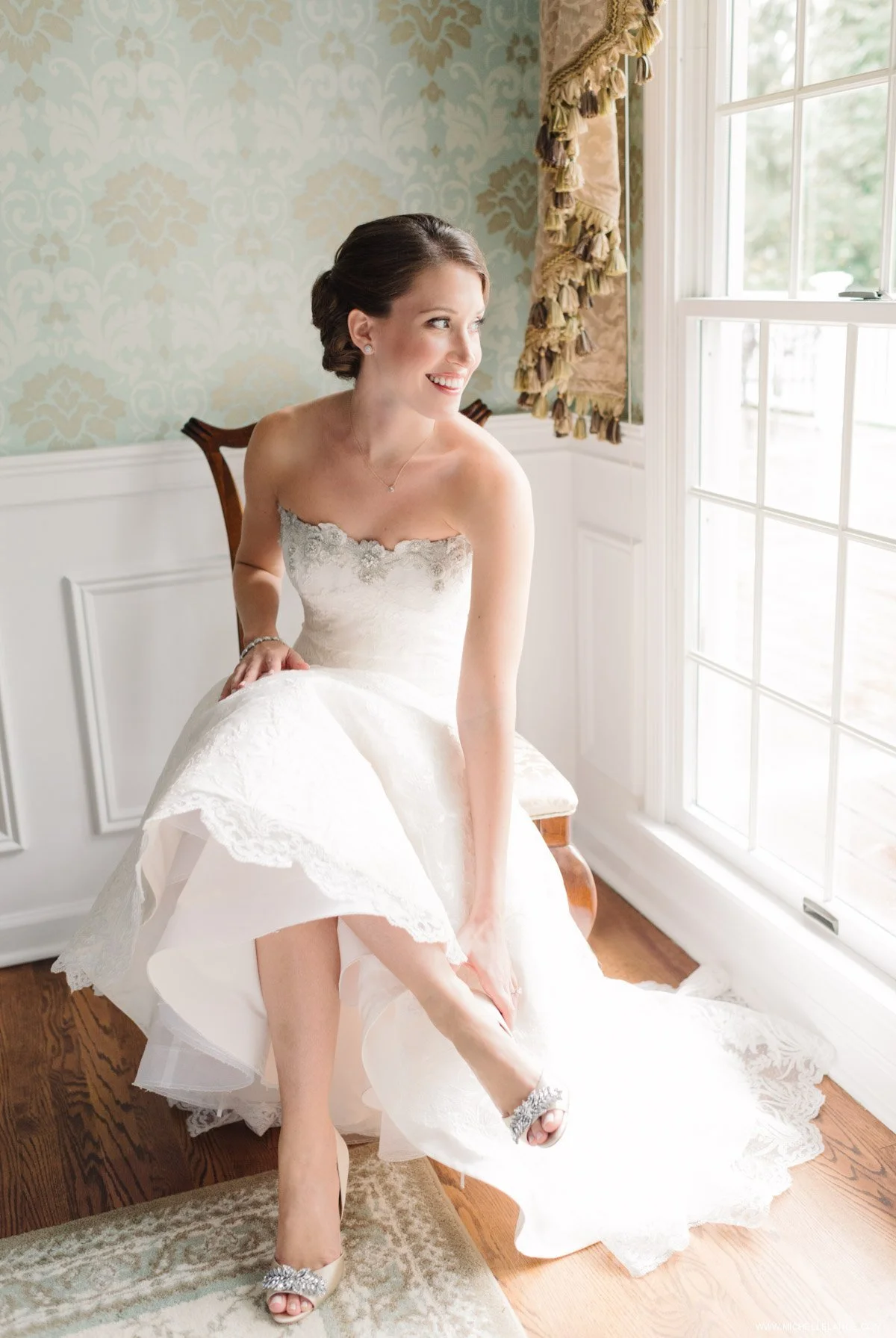 Bridal Portrait Riverhouse at Rumson Country Club Wedding 