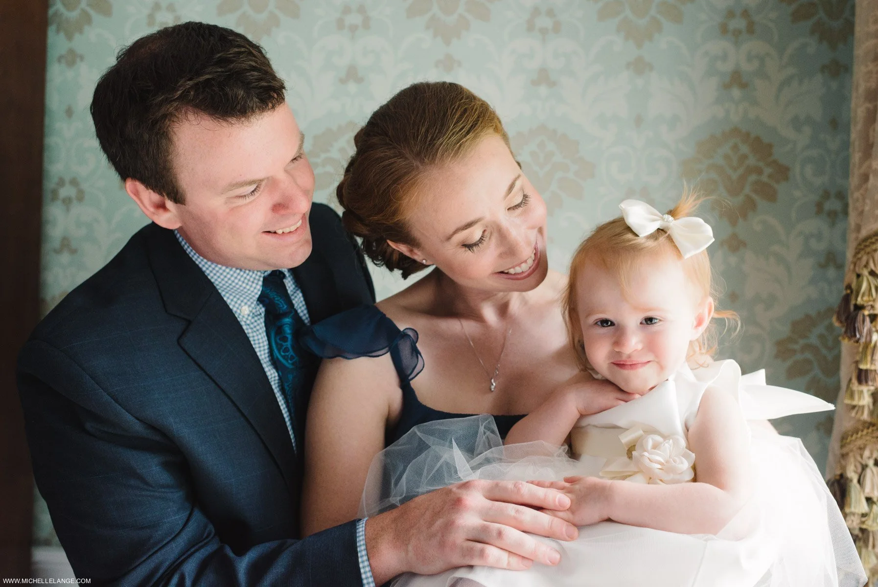 Flower Girl Family Riverhouse at Rumson Country Club Wedding 