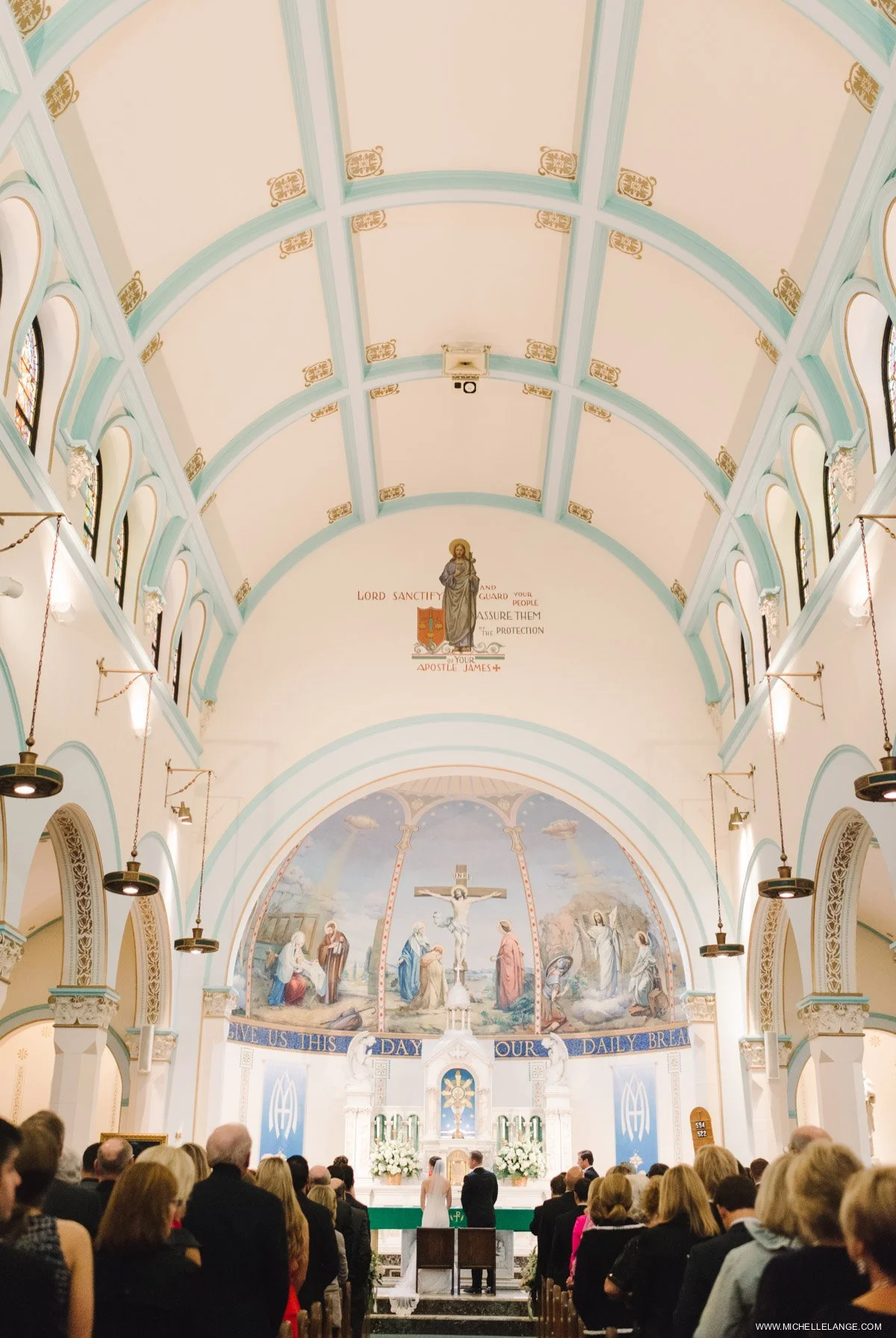 St. James Church Red Bank Riverhouse at Rumson Country Club Wedding 