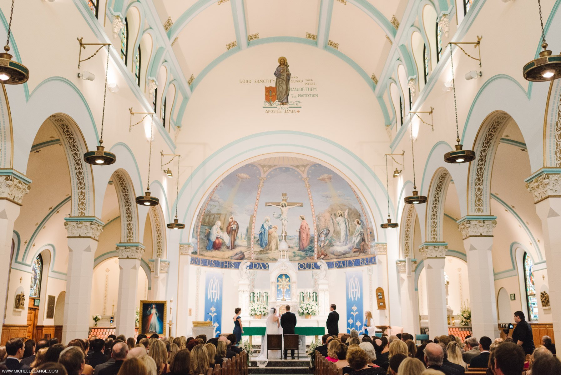 St. James Church Red Bank Riverhouse at Rumson Country Club Wedding 