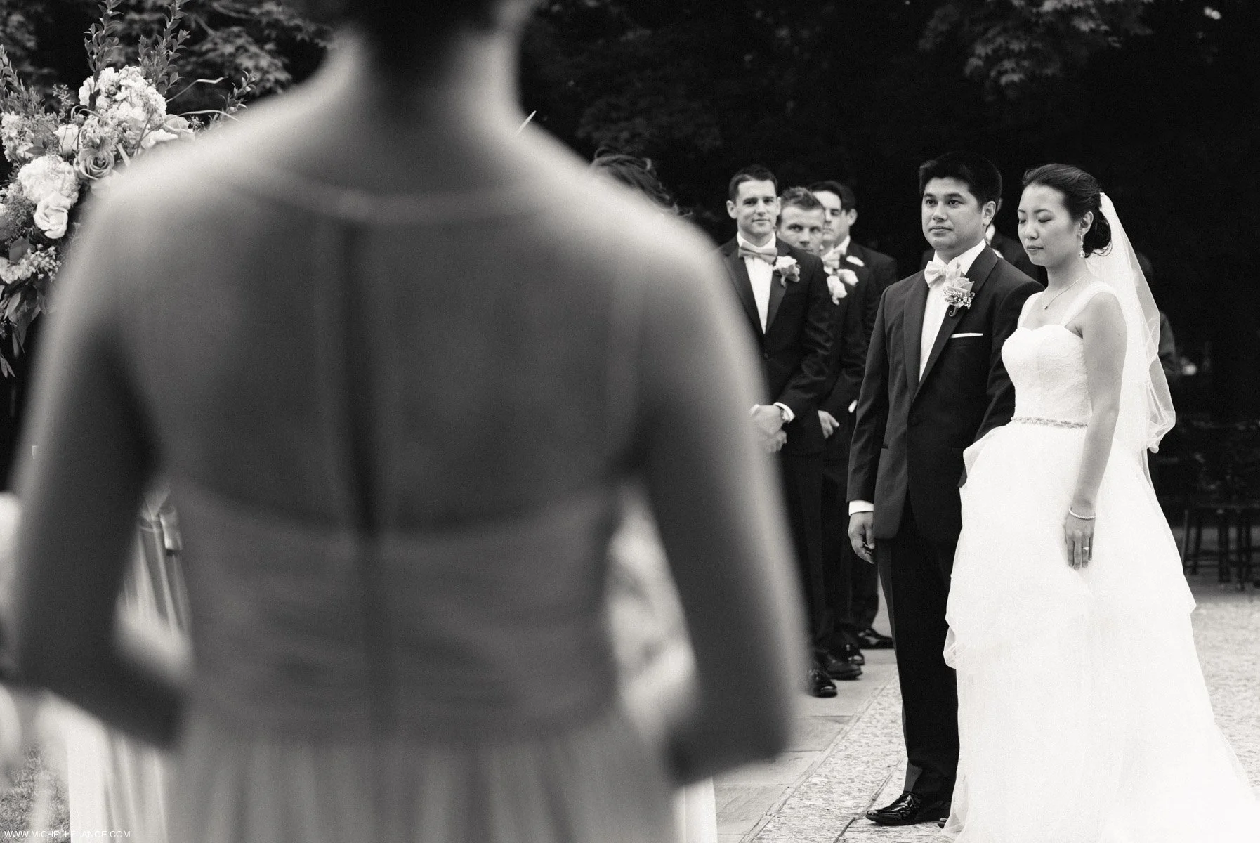 Bride and Groom Praying Wedding