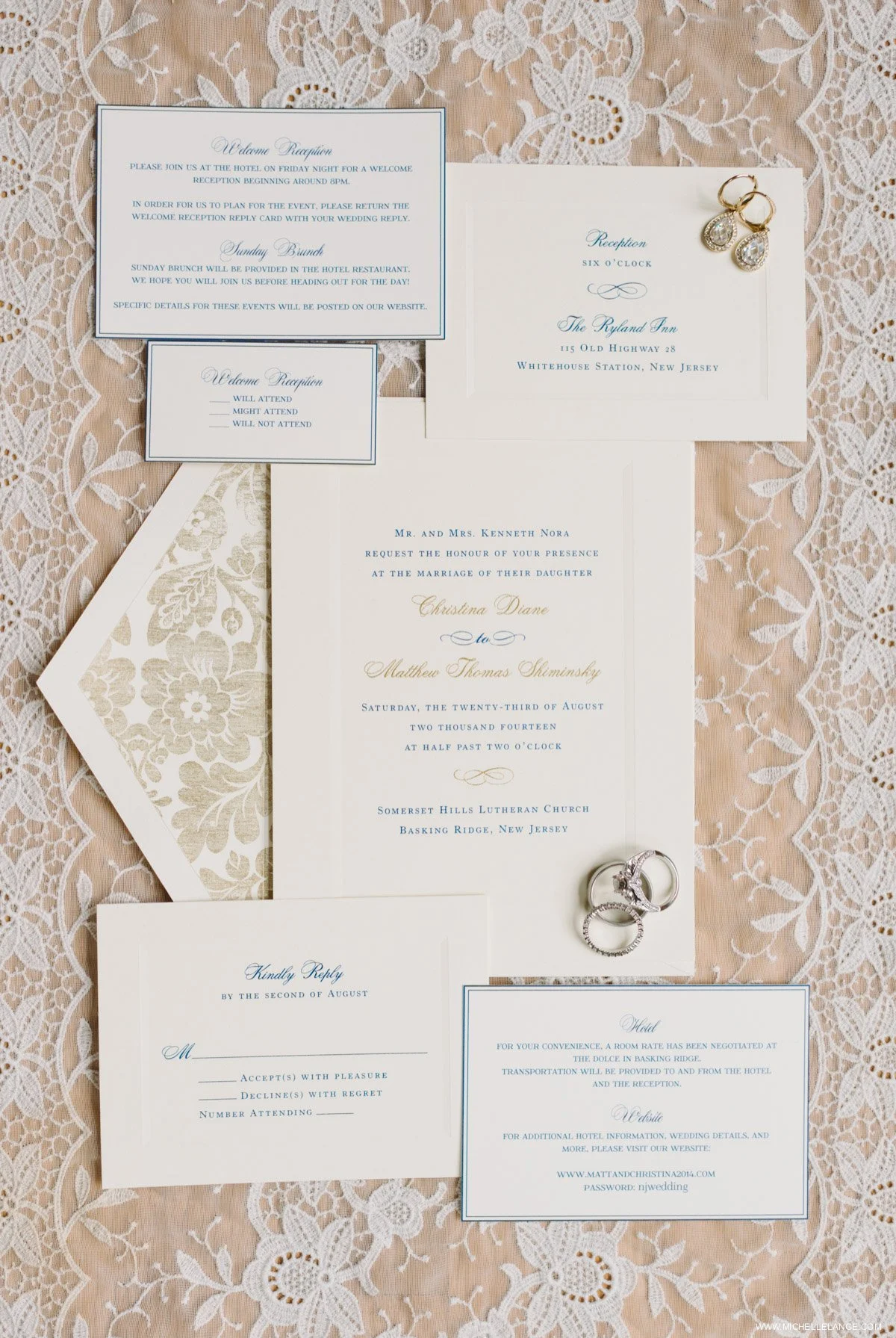 The Ryland Inn Wedding Photographer