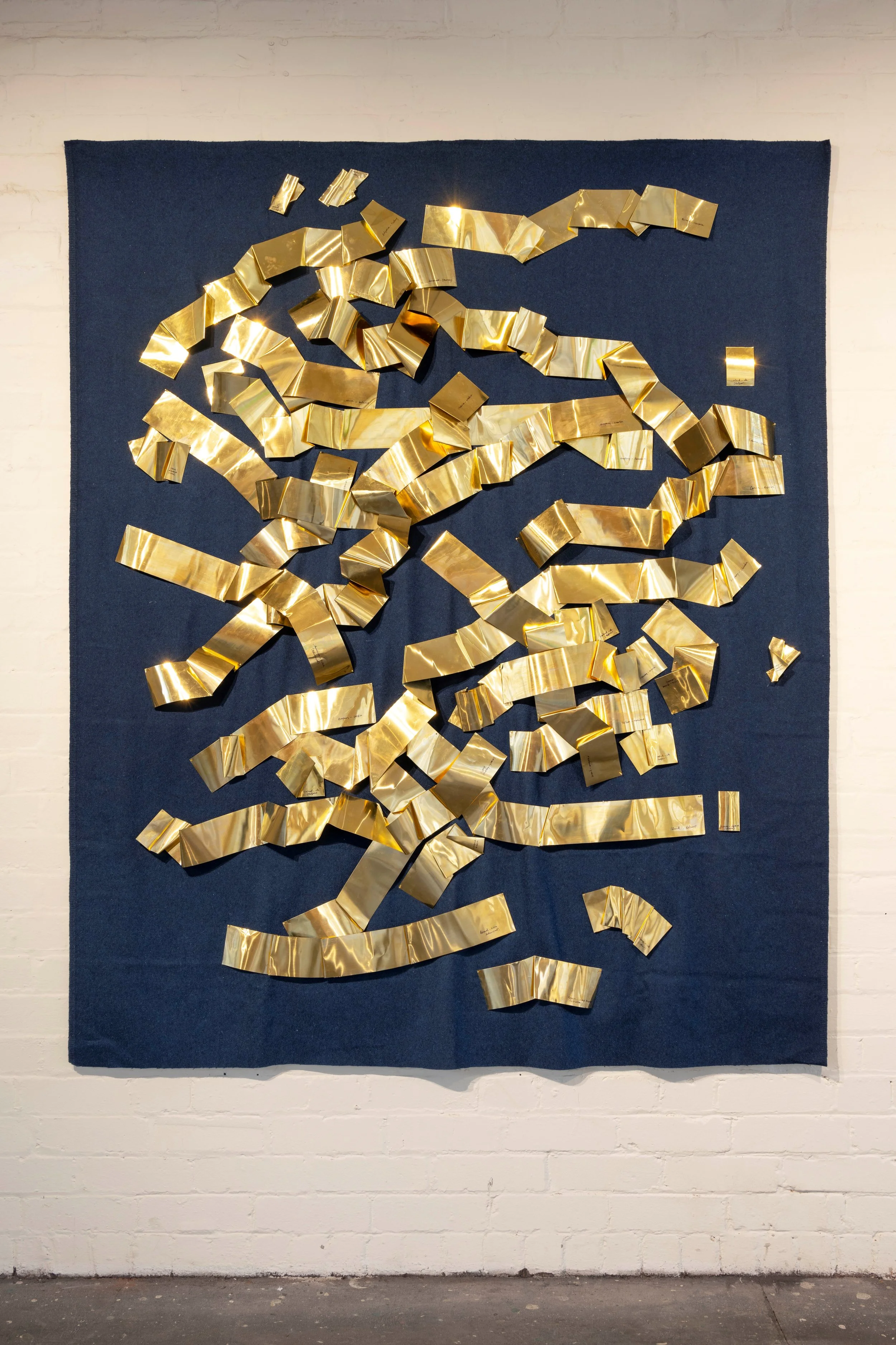 Bitter-Lines 2022. wool, brass, ink. 192 x 160cm. .jpg