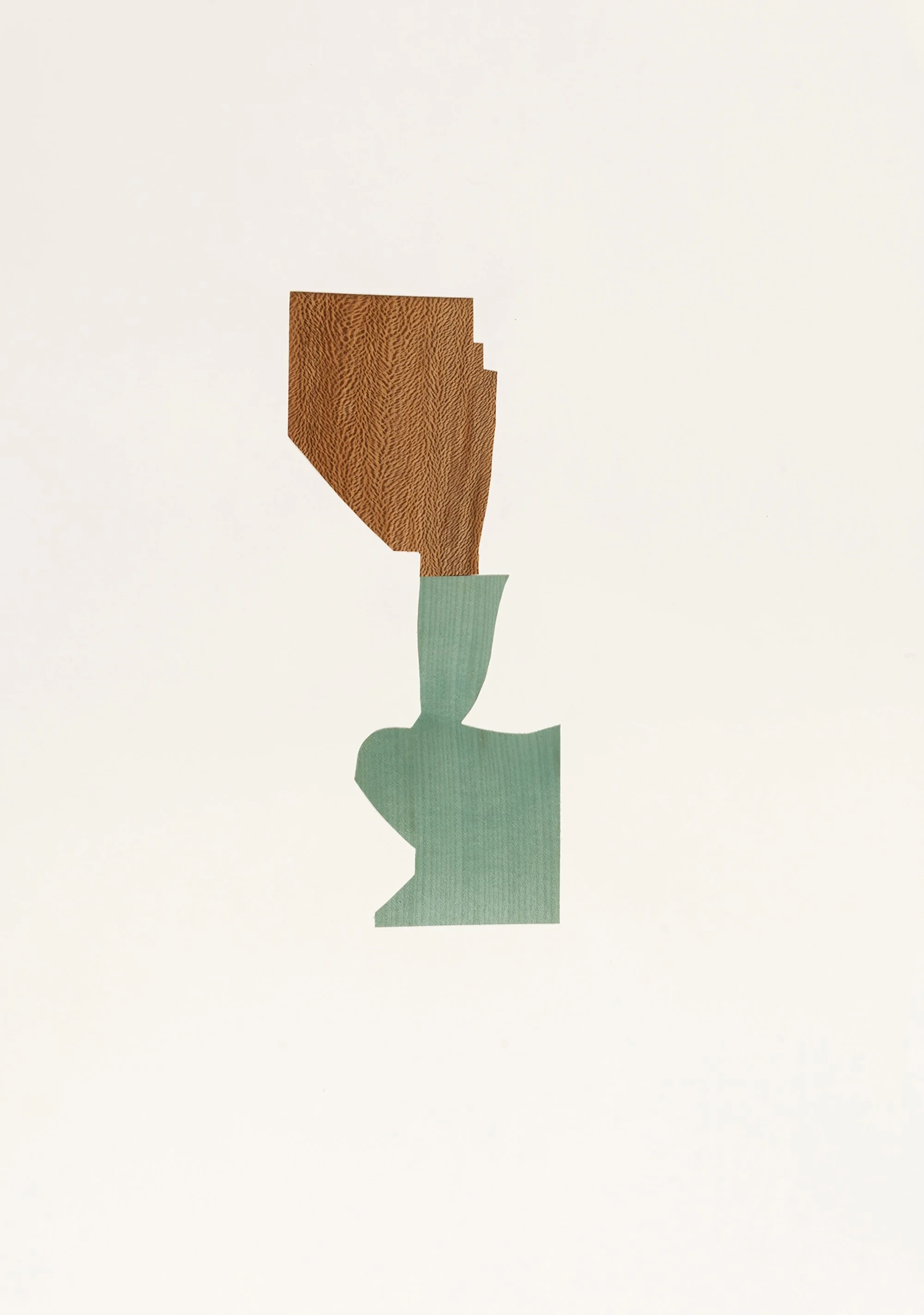 Hollow Earth 1. 2017. wood veneer on paper. 61 x 44cm.jpg
