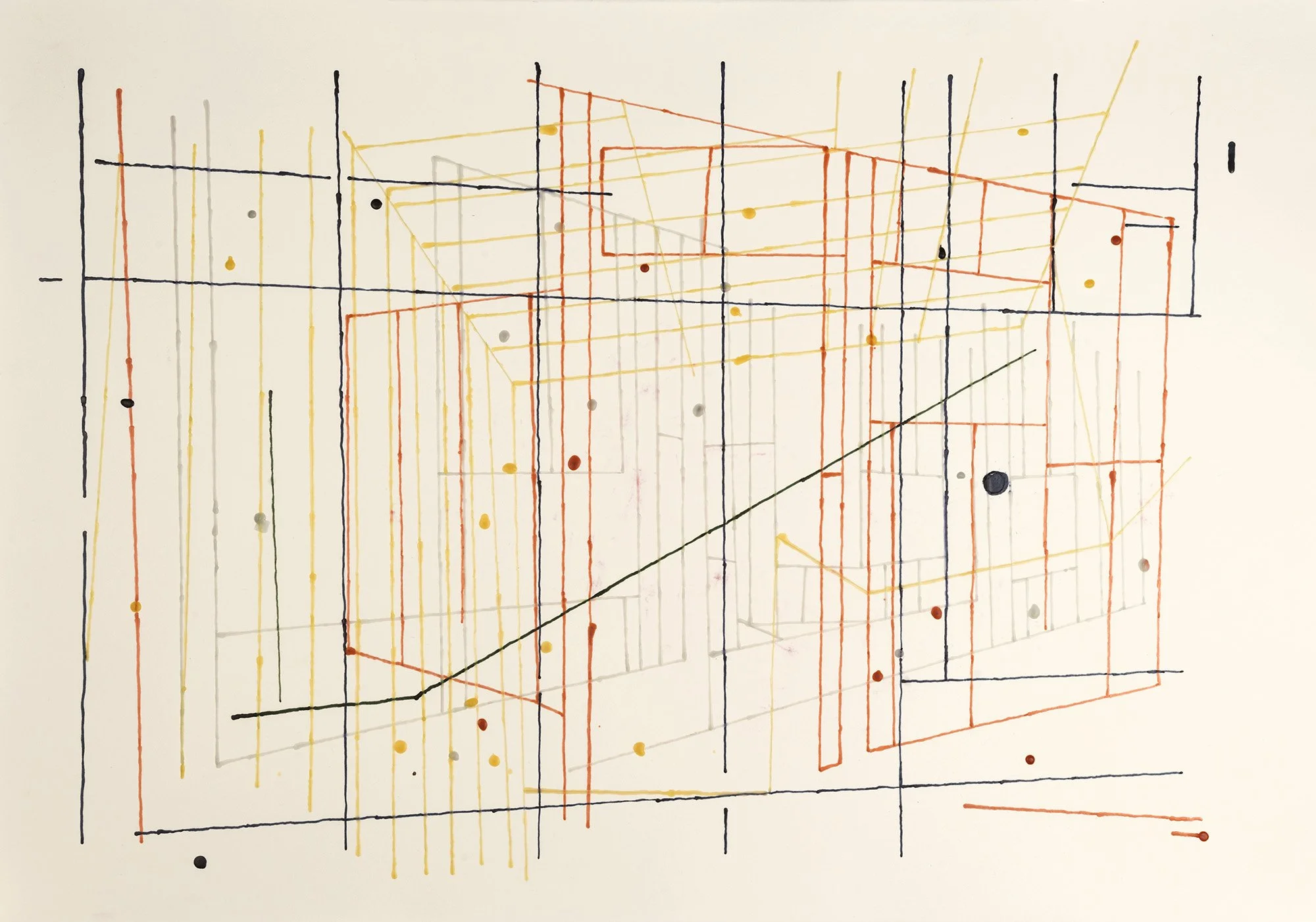 Making Space 1. 2018. wax on paper. 100 x 70 cm..jpg