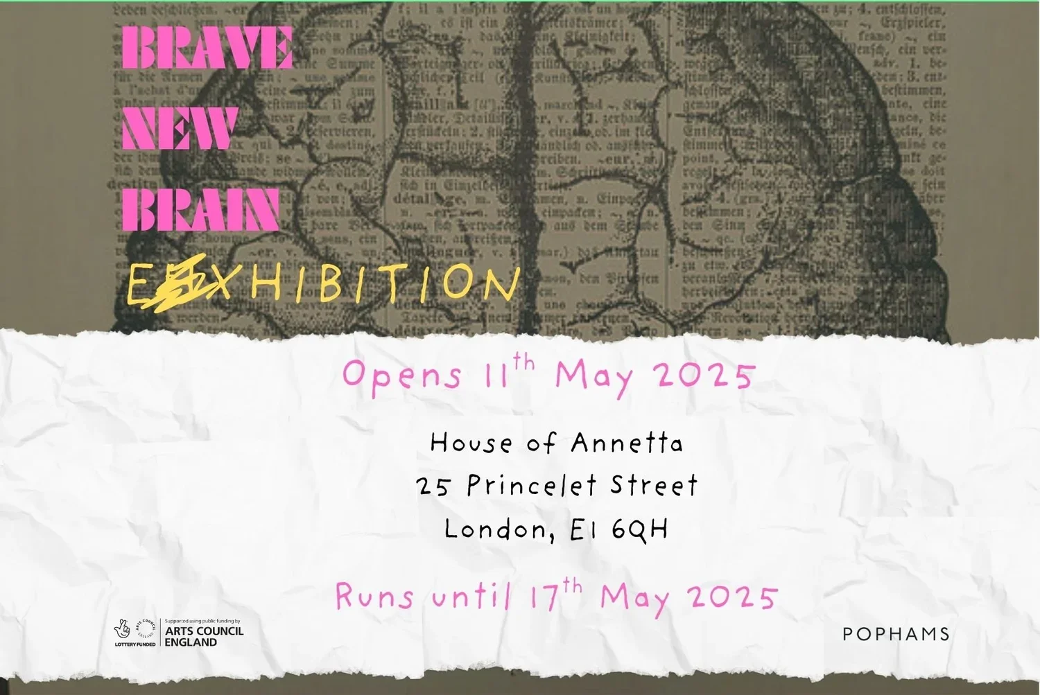BRAVE NEW BRAIN Exhibition Launches at House of Annetta