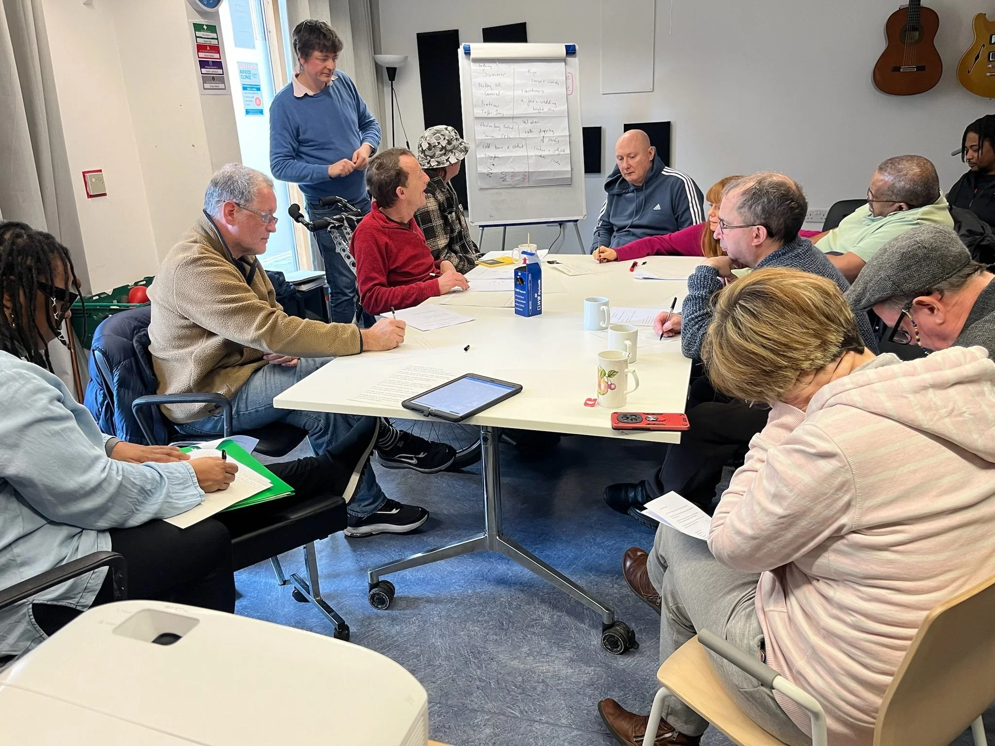 Storytelling workshop at Headway