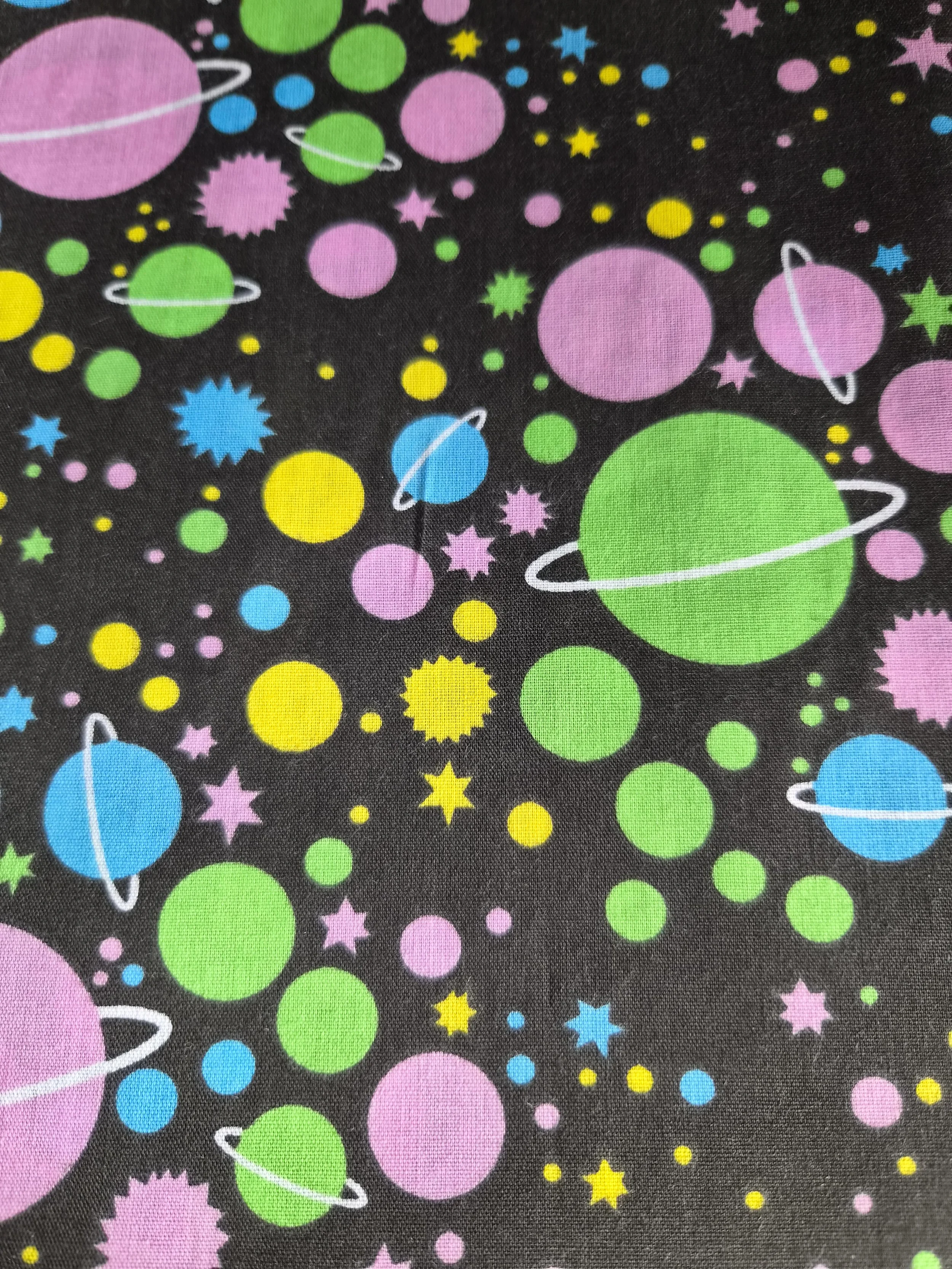 GALAXY PLANETS SPACE POLYCOTTON BANDANA